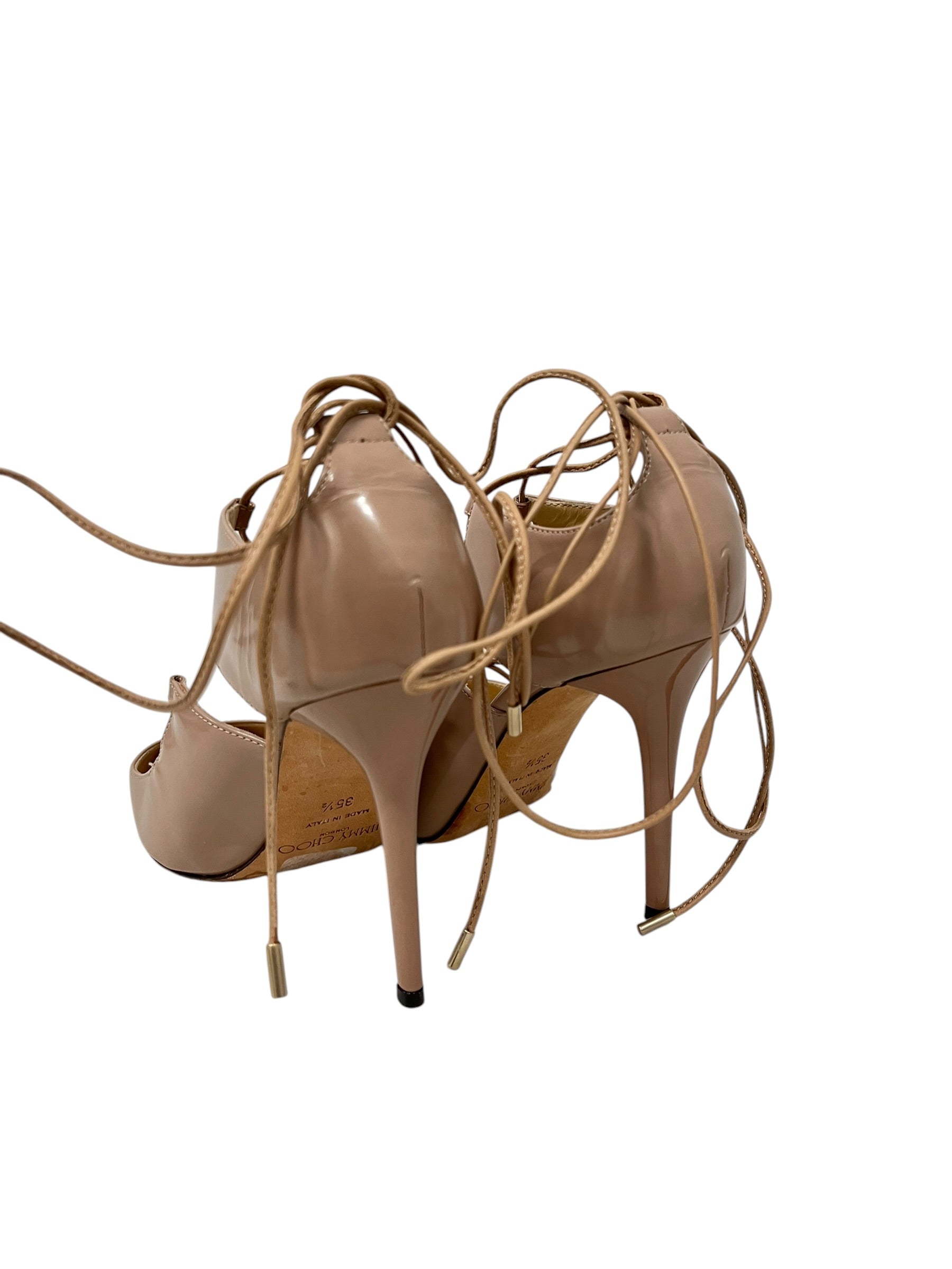 JIMMY CHOO/Heels/EU 35.5/CML/Ankle Strap/LACE UP HEEL view 2