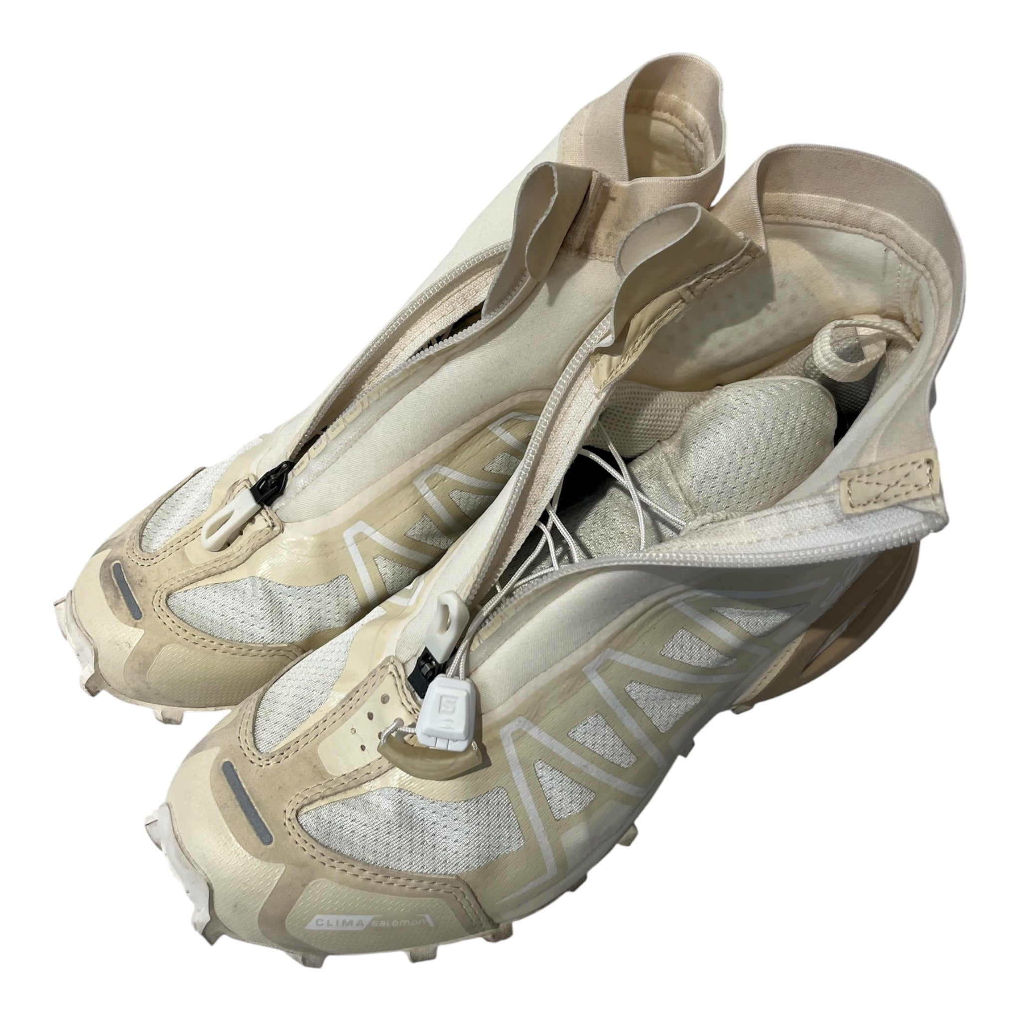 salomon/Hi-Sneakers/US 9/Polyester/CRM/U-Tip/snowcross adv vanilla ice view 1
