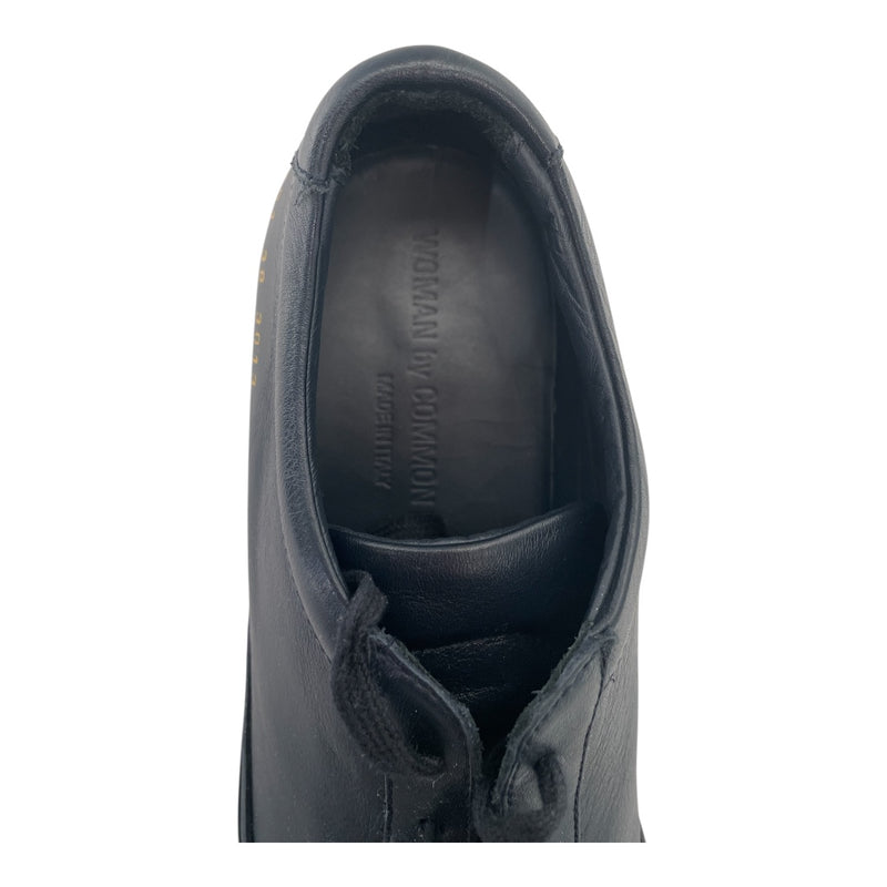 COMMON PROJECTS/Low-Sneakers/US 7/Leather/BLK/Black leather sneakers
