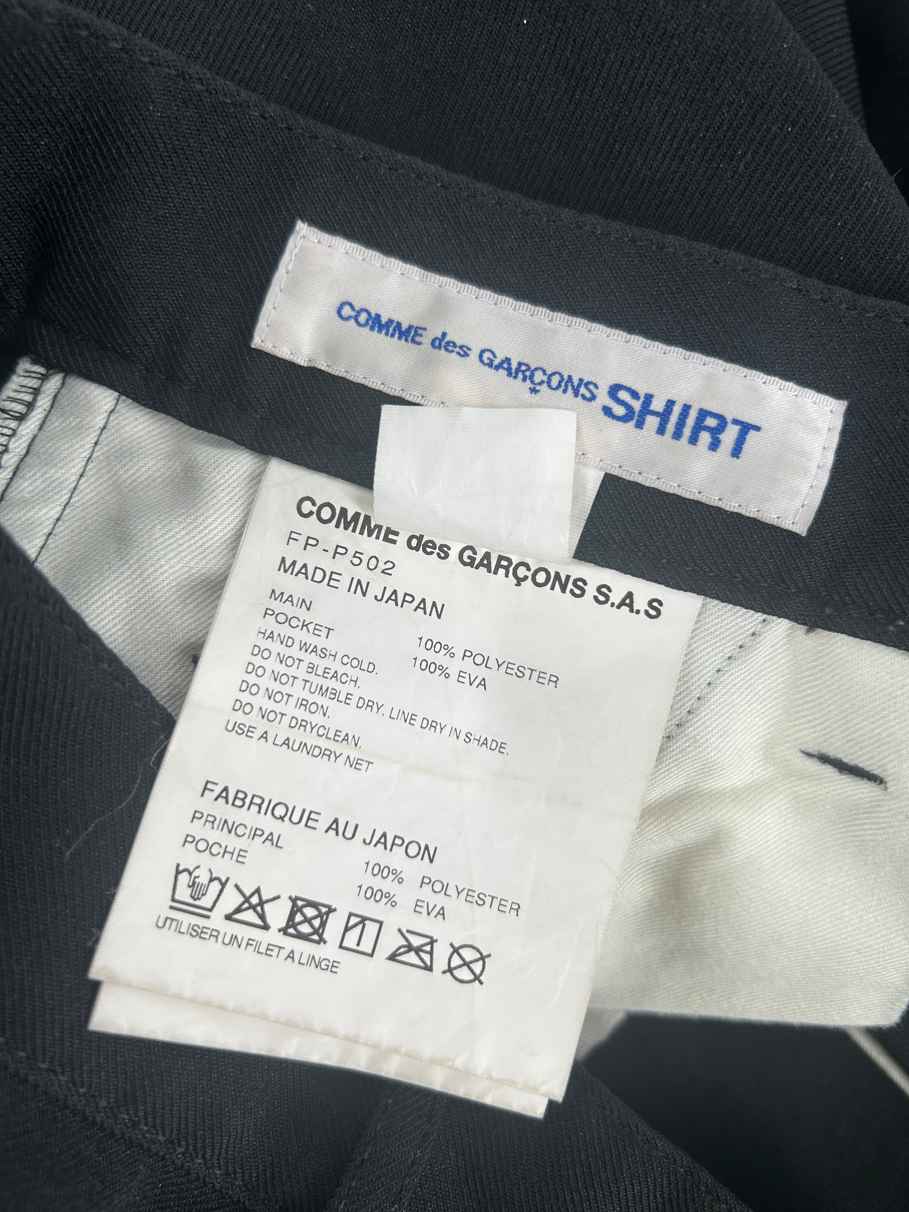 COMME des GARCONS SHIRT/Shorts/M/Cotton/BLK/DRESS SHORTS view 3