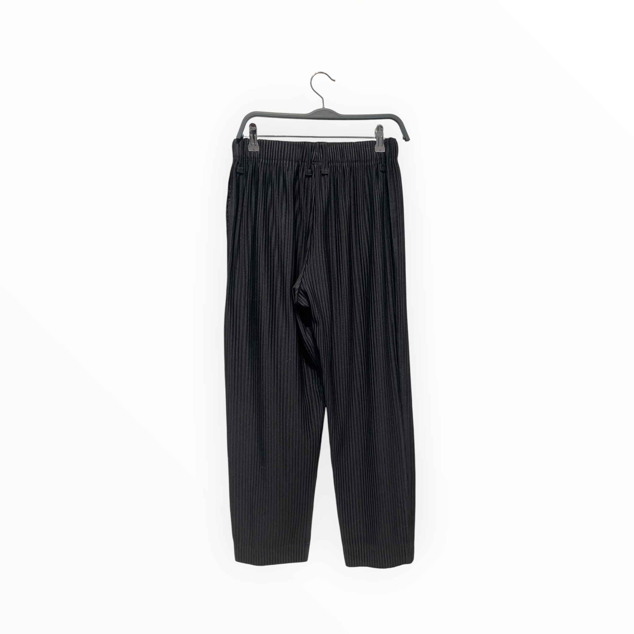 PLEATS PLEASE ISSEY MIYAKE/Straight Pants/2/Cotton/BLK/pleats please view 2