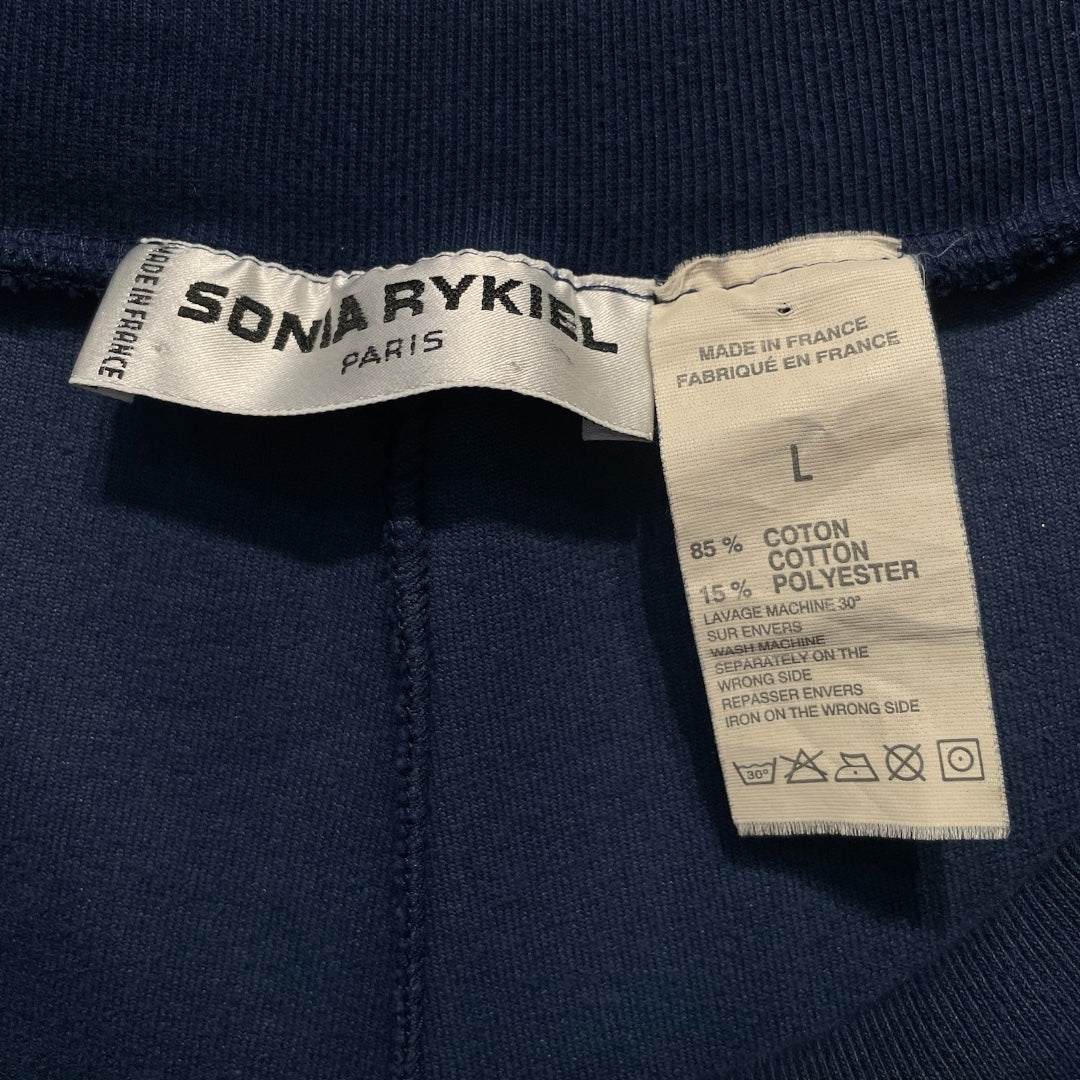 SONIA RYKIEL/Bottoms/L/Velour/BLU/ view 4