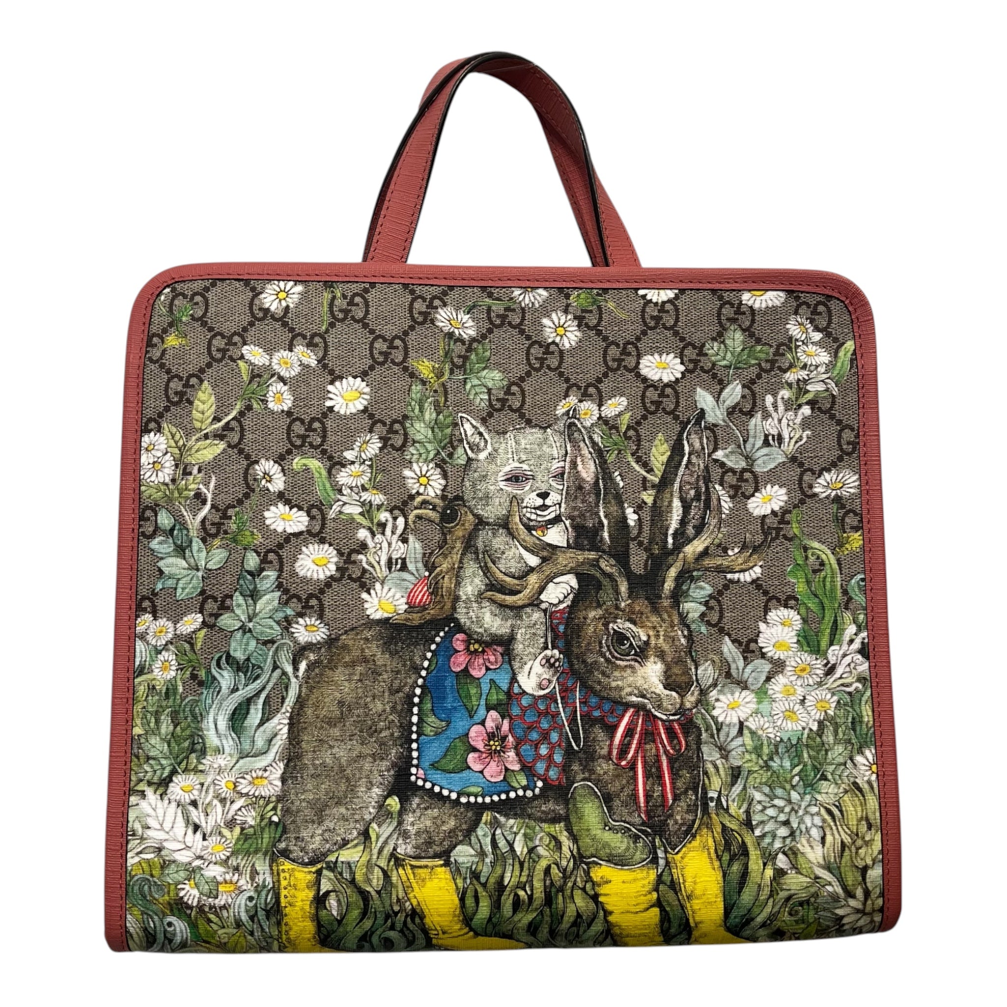 GUCCI/Tote Bag/Monogram/Leather/BEG/YUKO HIGUCHI GG CANVAS TOTE view 1