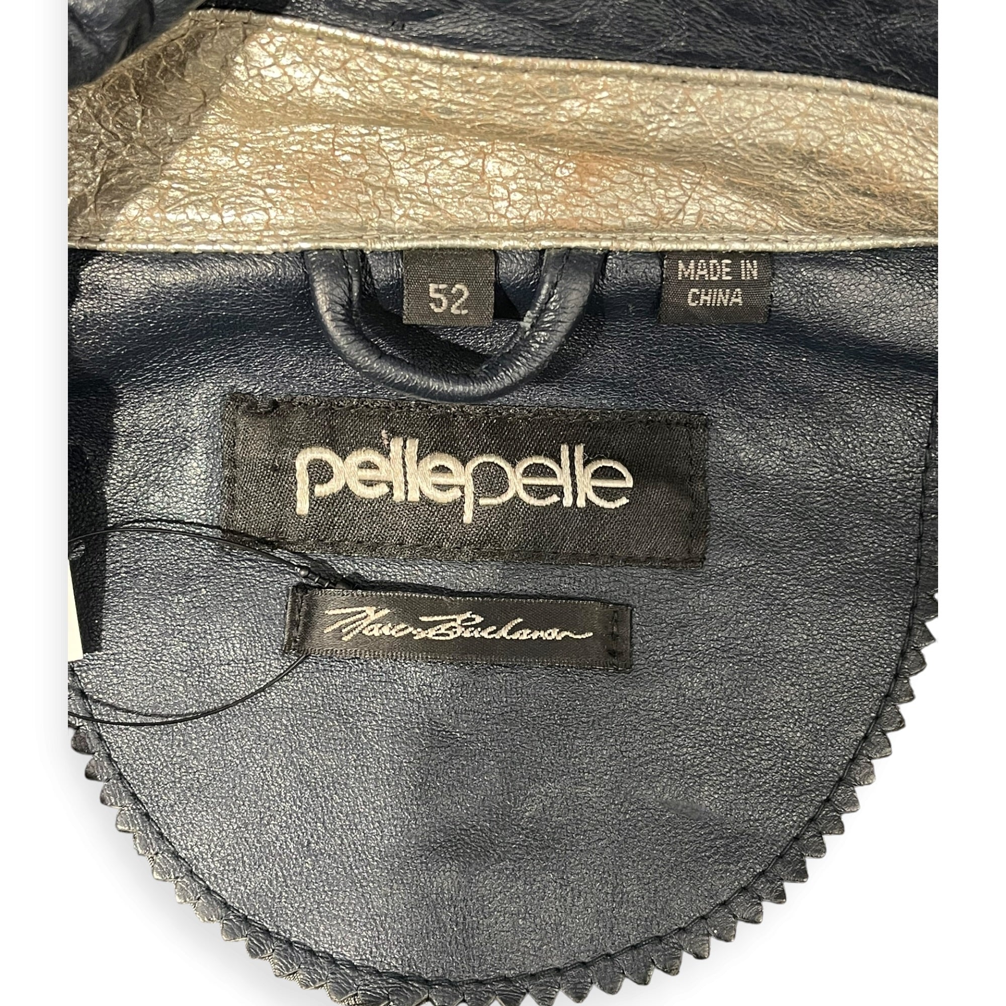 Pelle Pelle/Leather Jkt/52/Leather/NVY/Graphic/DIAMONDS UNICORN LION view 4