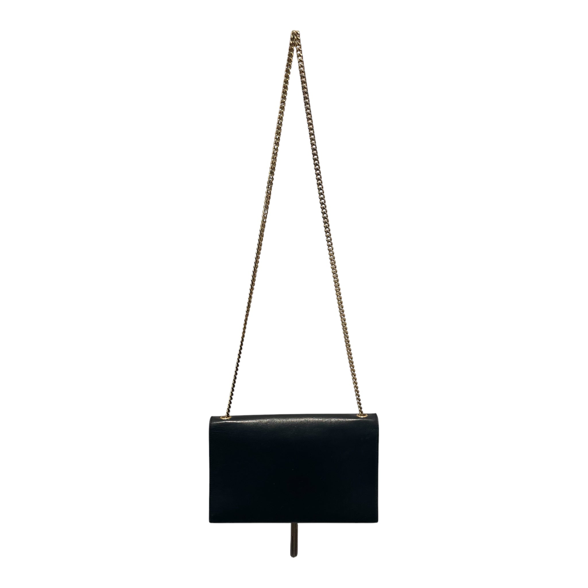 SAINT LAURENT/Cross Body Bag/Leather/BLK/tassle kate bag view 2