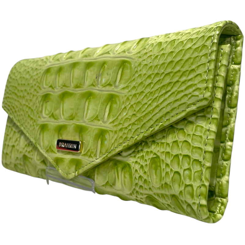 Brahmin/Long Wallet/Animal Pattern/Leather/GRN/Veronica Melbourne Kiwi