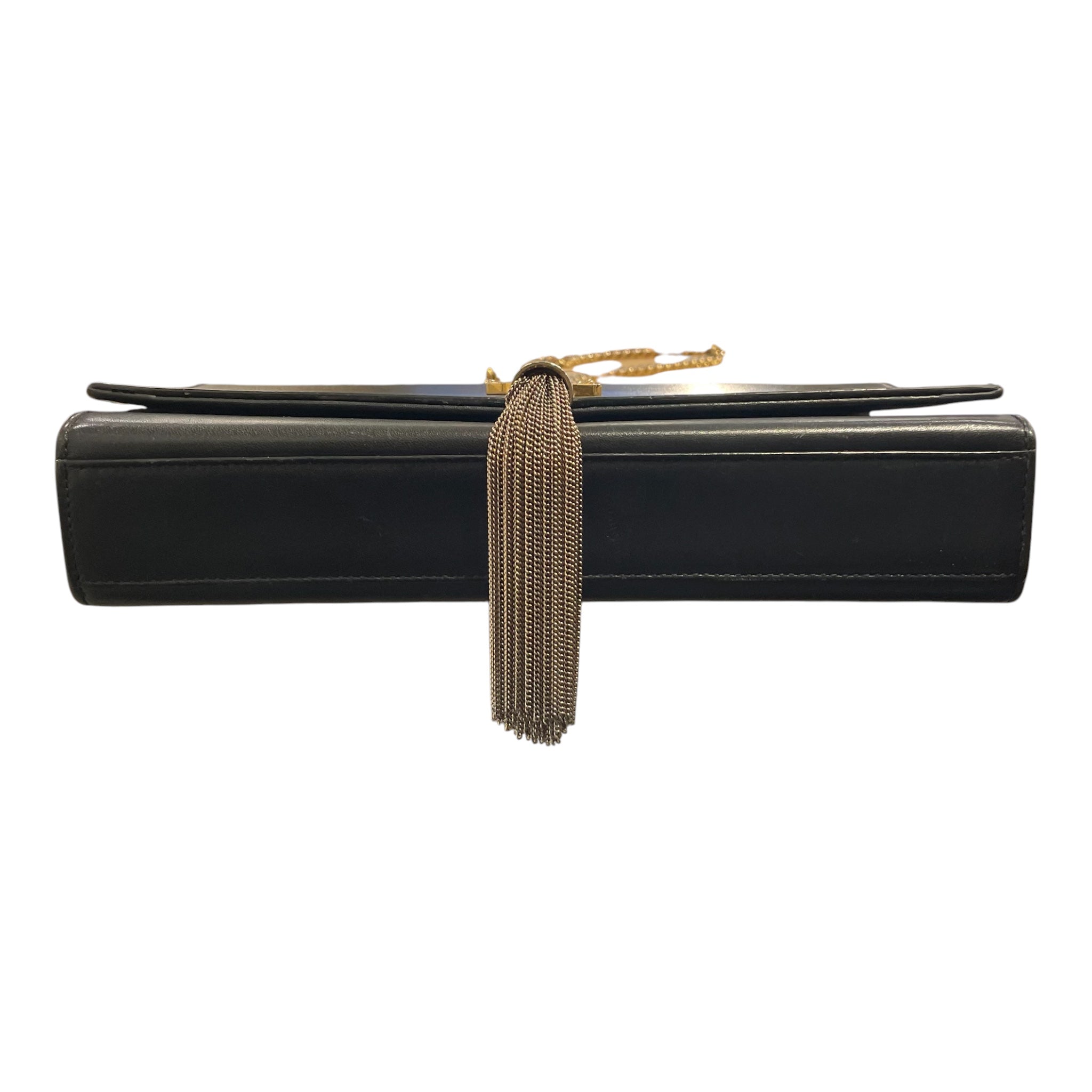 SAINT LAURENT/Cross Body Bag/Leather/BLK/tassle kate bag view 3