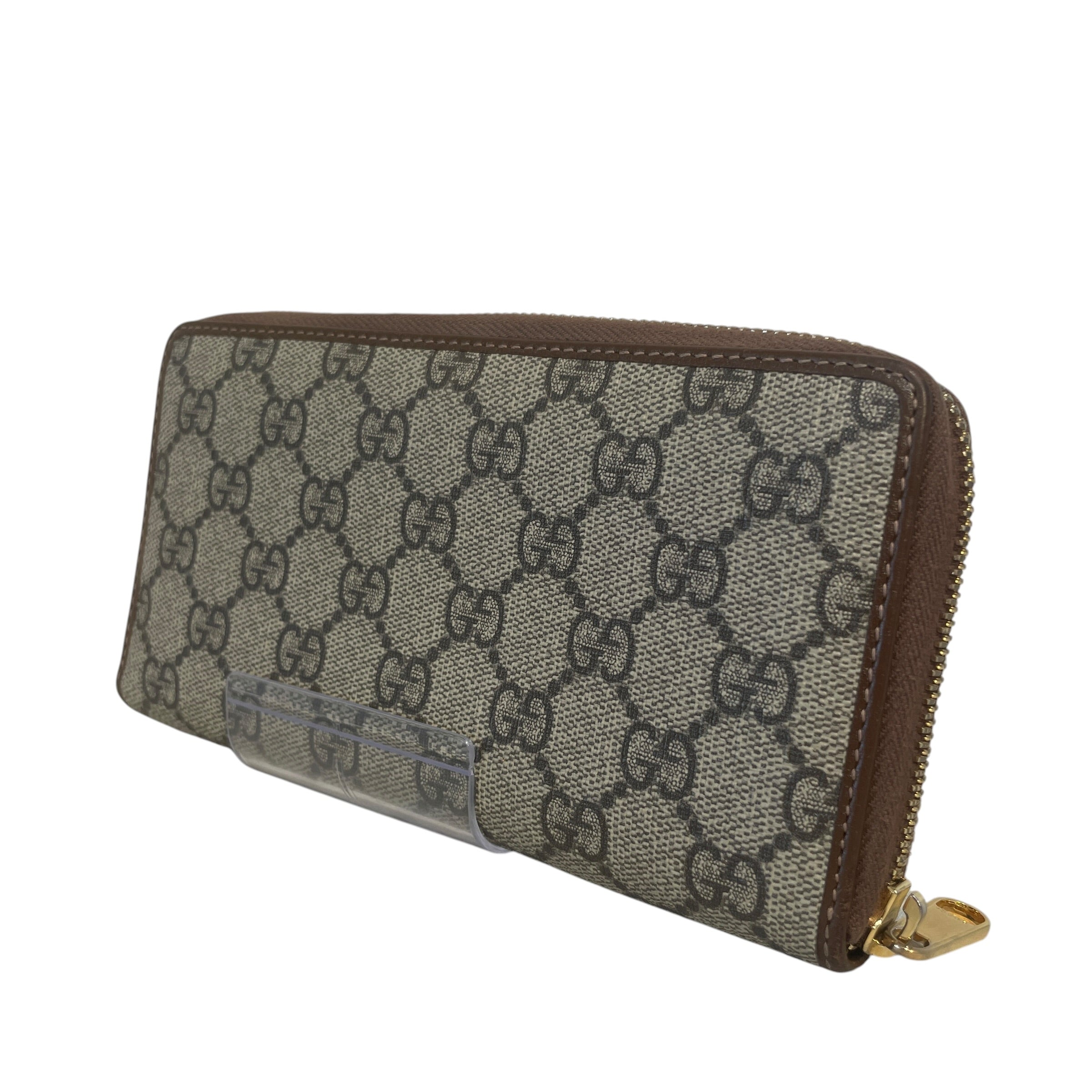 GUCCI/Long Wallet/Monogram/Leather/CML/Horsebit Lock Wallet view 2