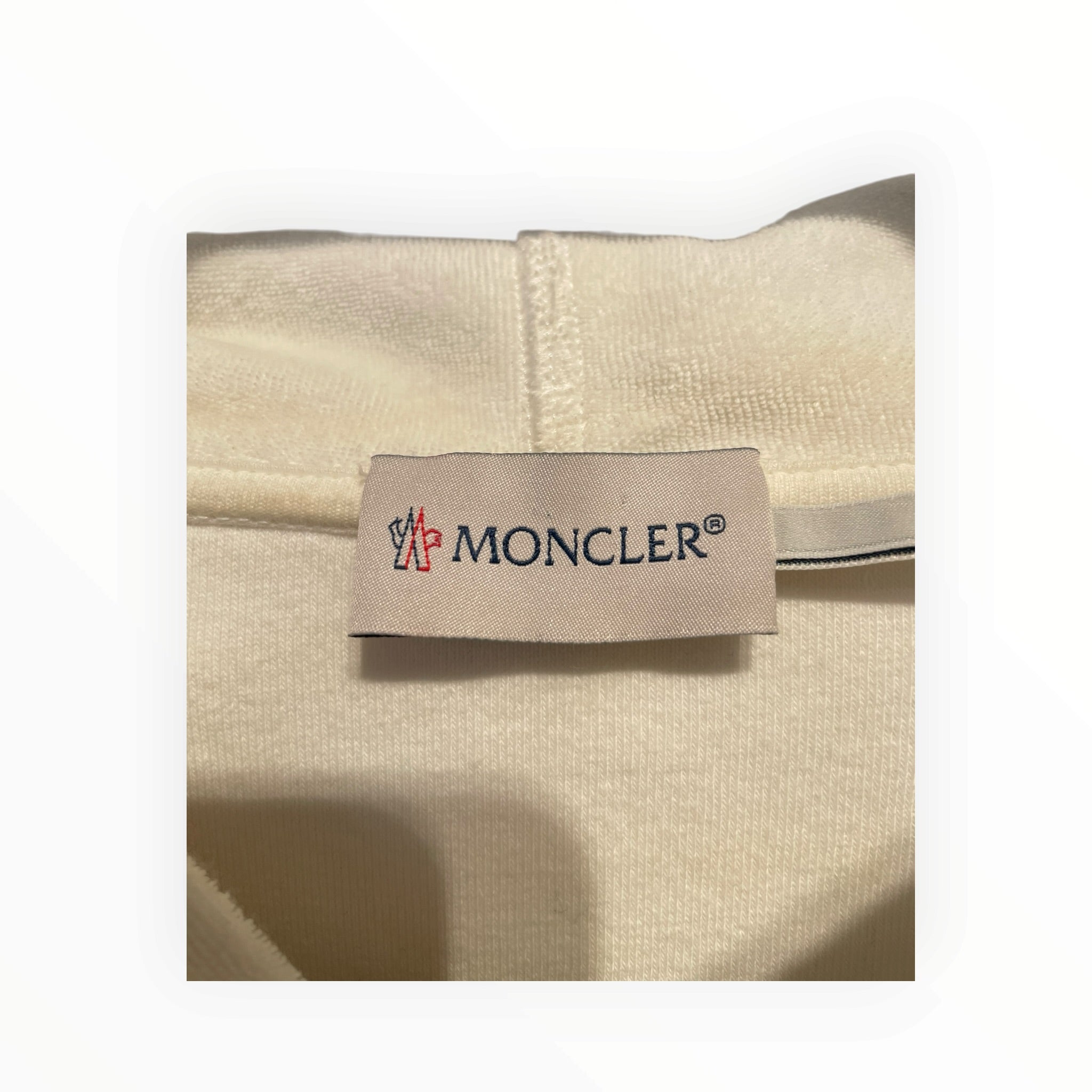 MONCLER/Hoodie/S/Cotton/WHT/terrycloth view 3