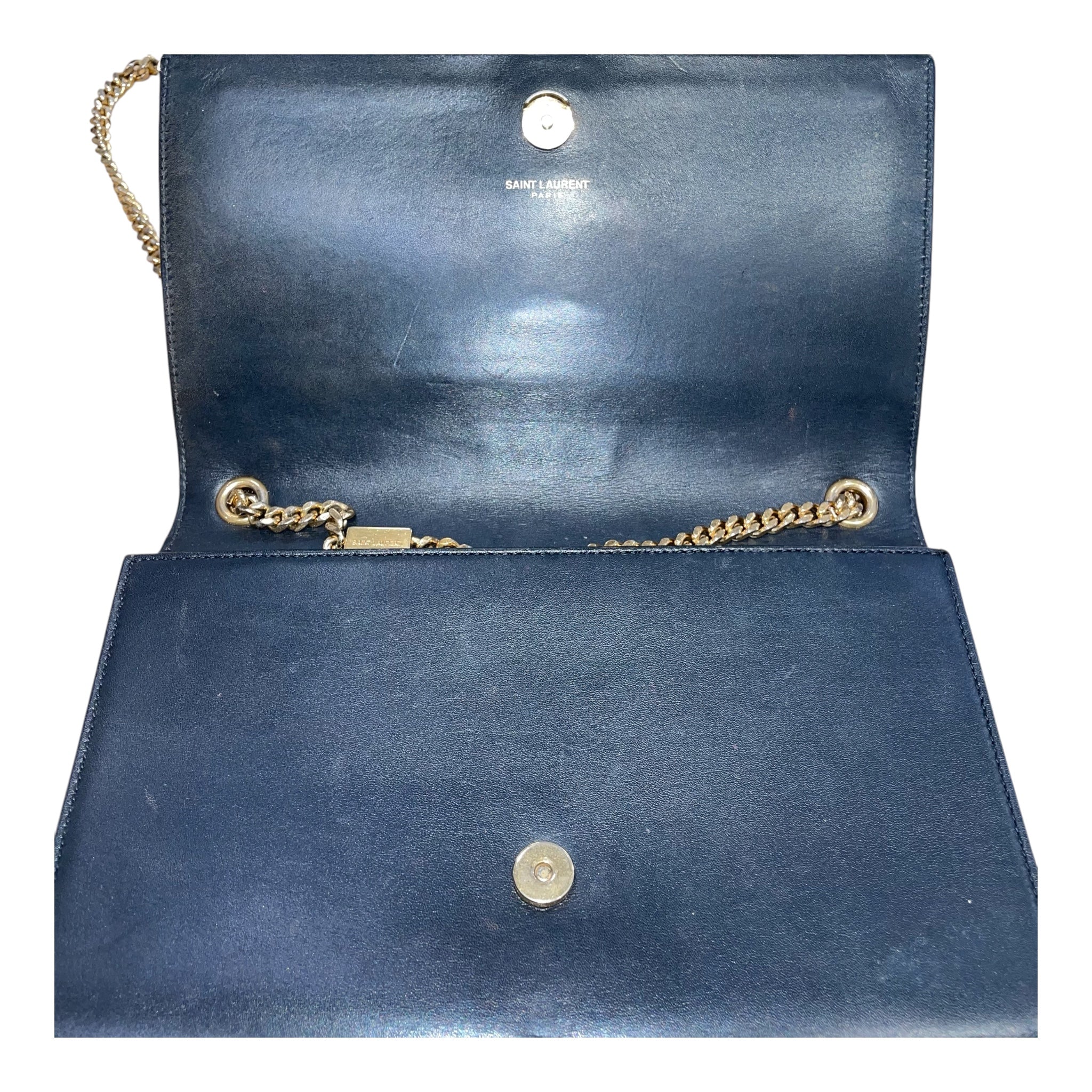 SAINT LAURENT/Cross Body Bag/Leather/BLK/tassle kate bag view 7