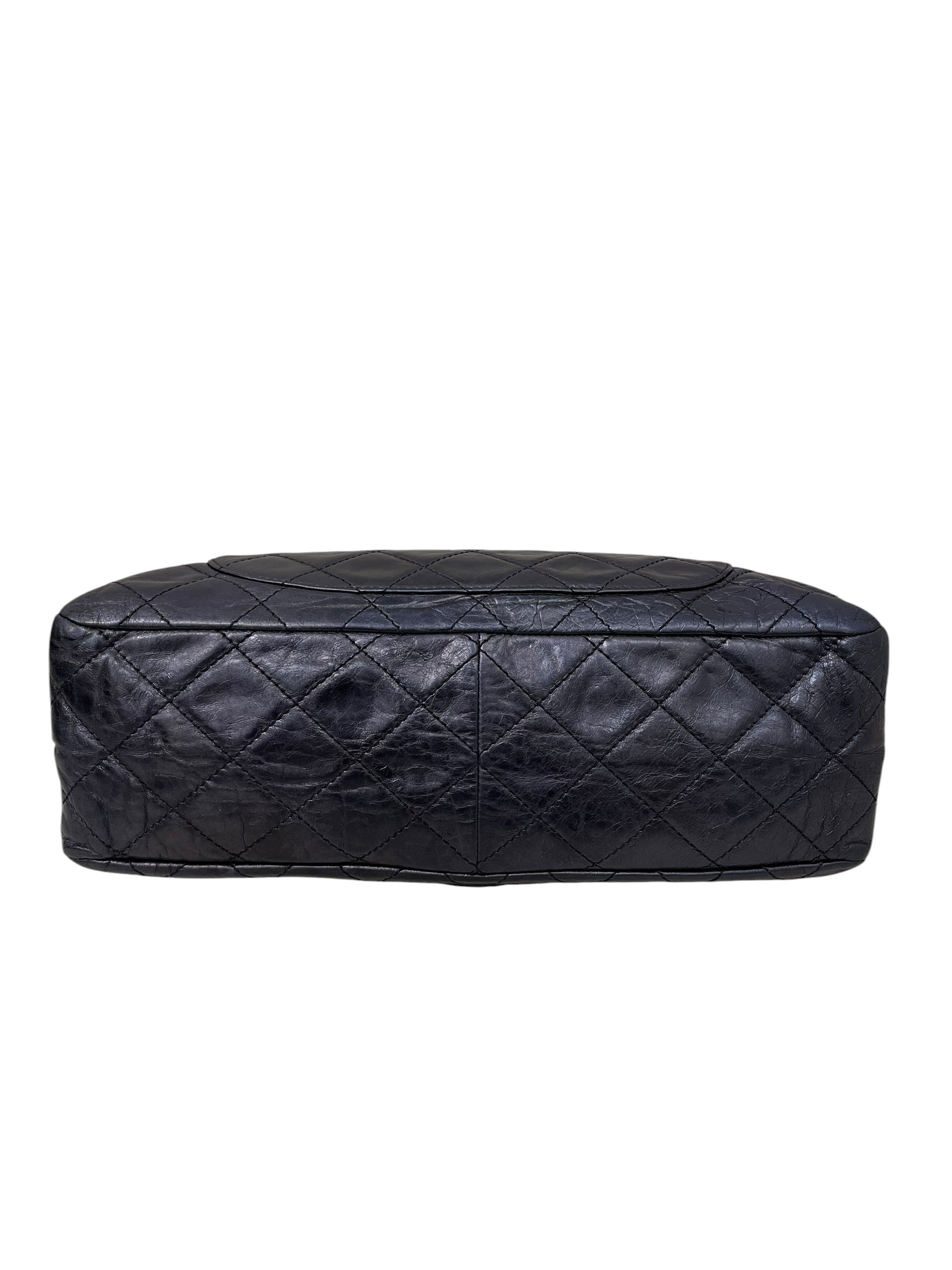 CHANEL/Hand Bag/Leather/NVY/2.55 REISSUE DOUBLE FLAP view 3