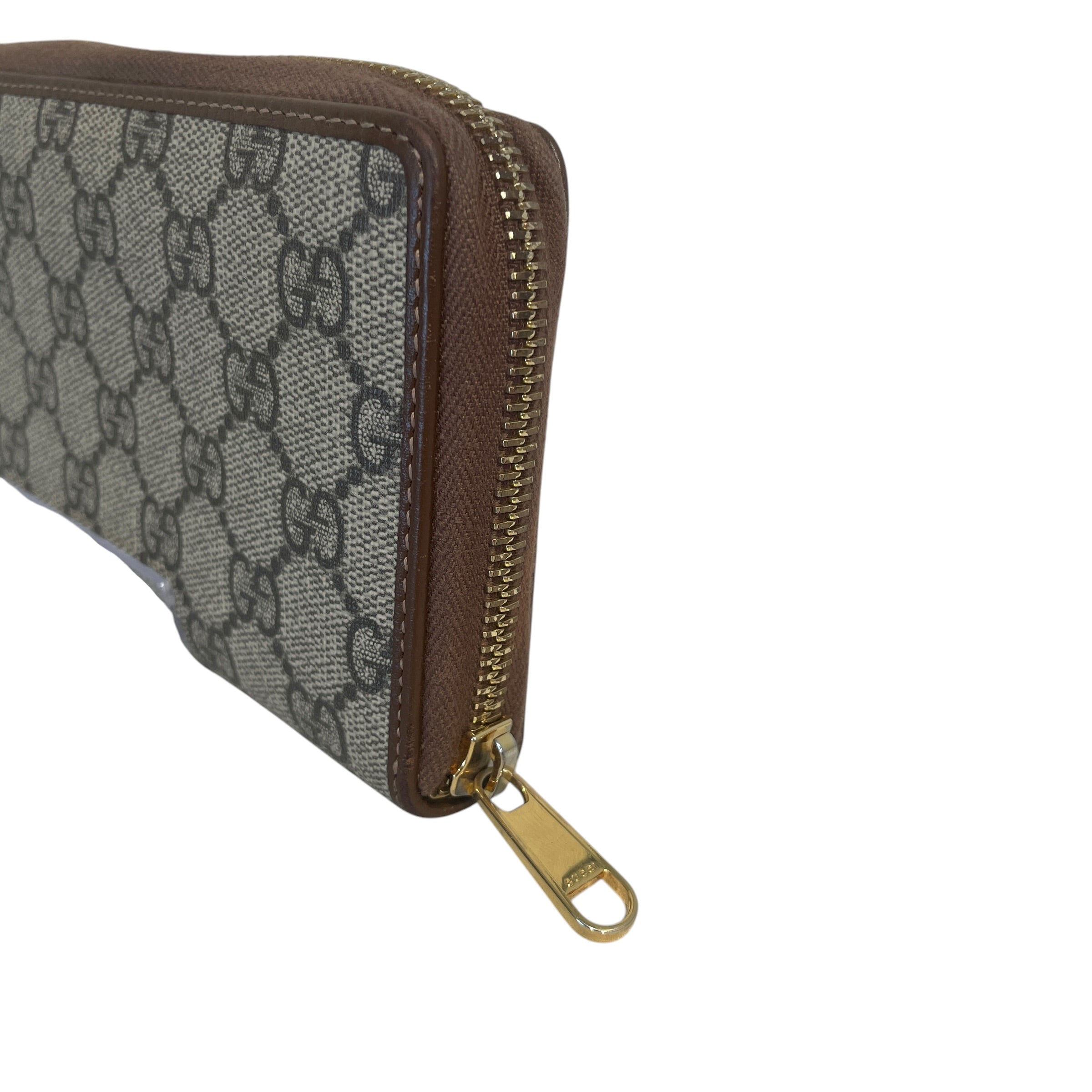 GUCCI/Long Wallet/Monogram/Leather/CML/Horsebit Lock Wallet view 3