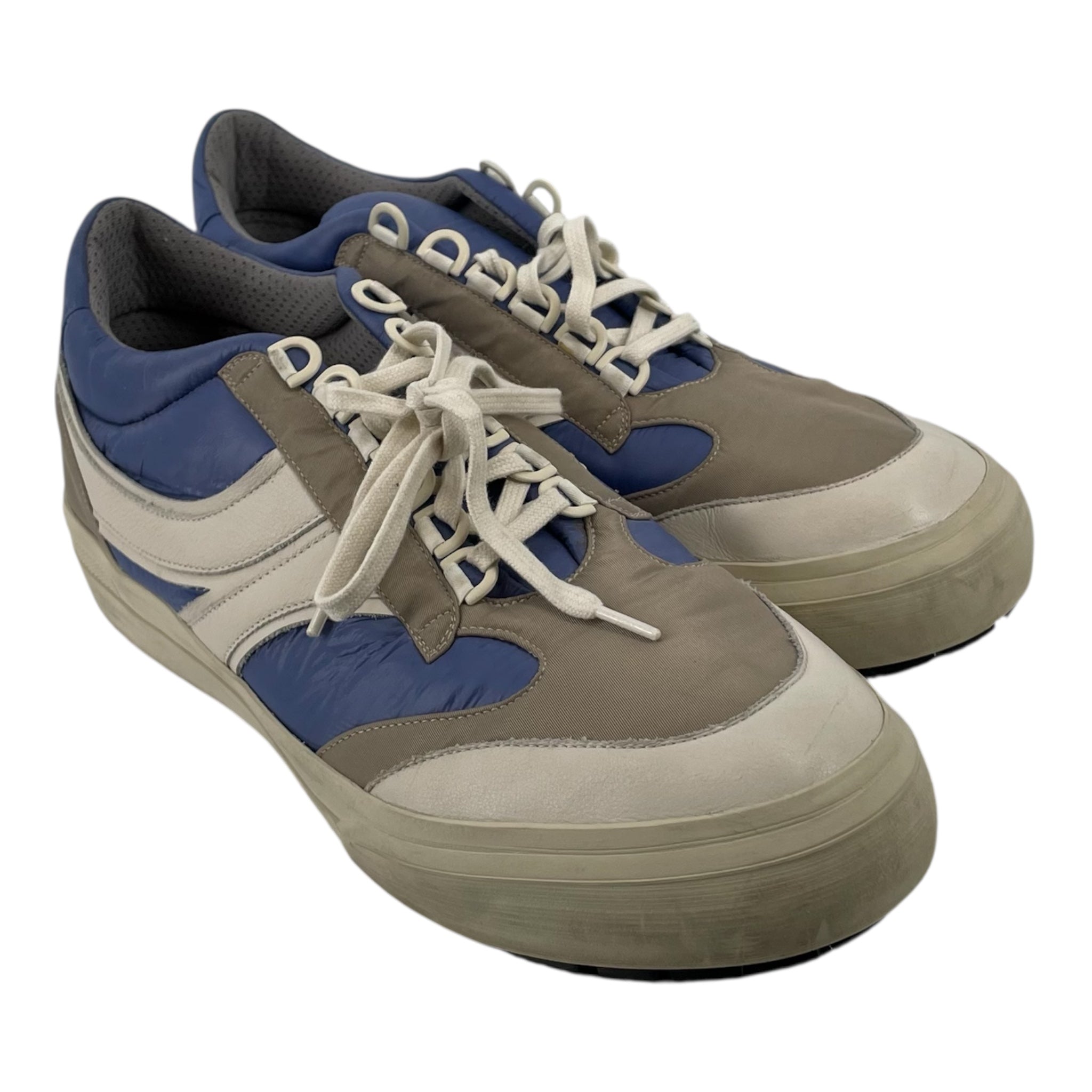 DRIES VAN NOTEN/Hi-Sneakers/US 12/Nylon/BLU/DOVE GREY LOW view 1