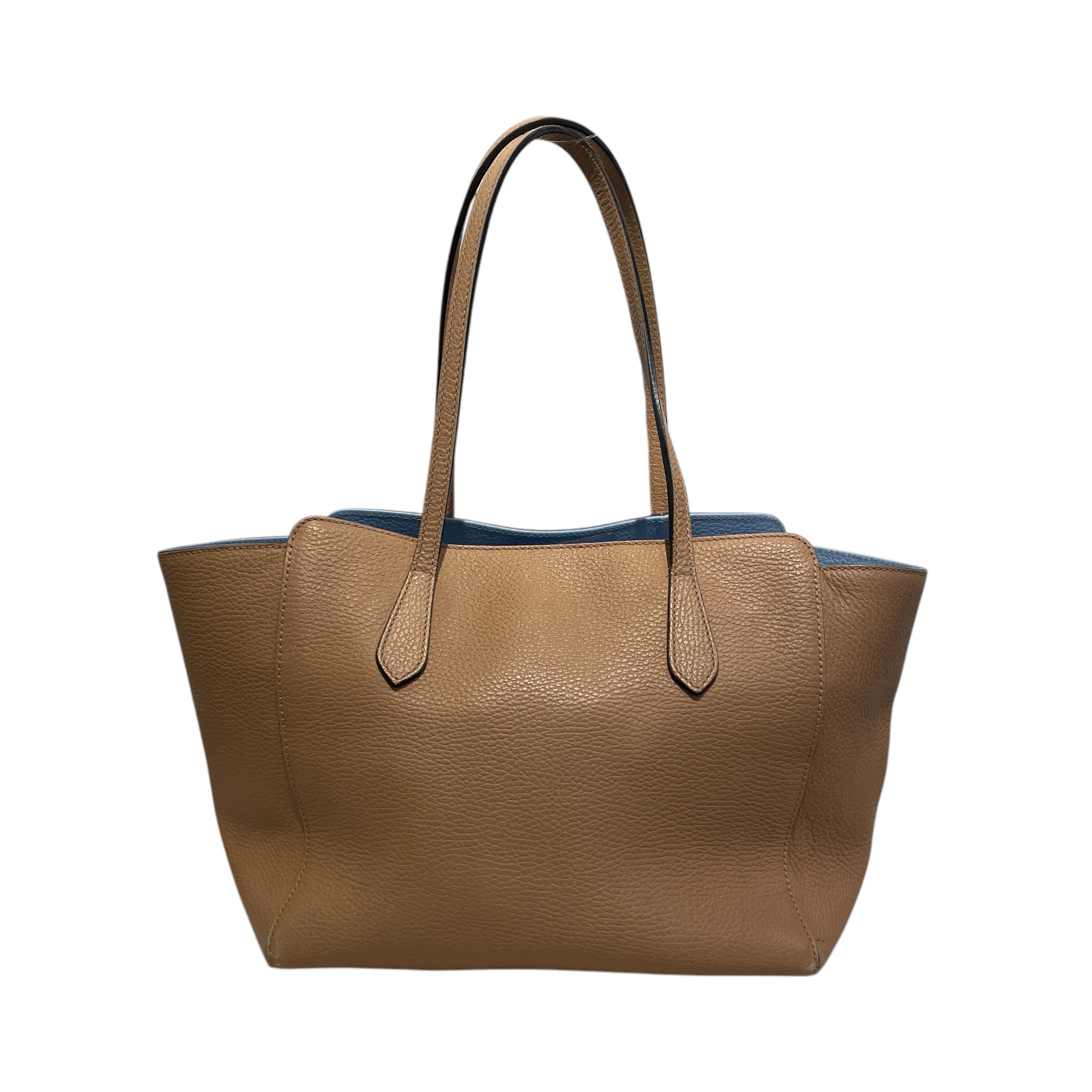 GUCCI/Tote Bag/Leather/BEG/Swing Bag view 2