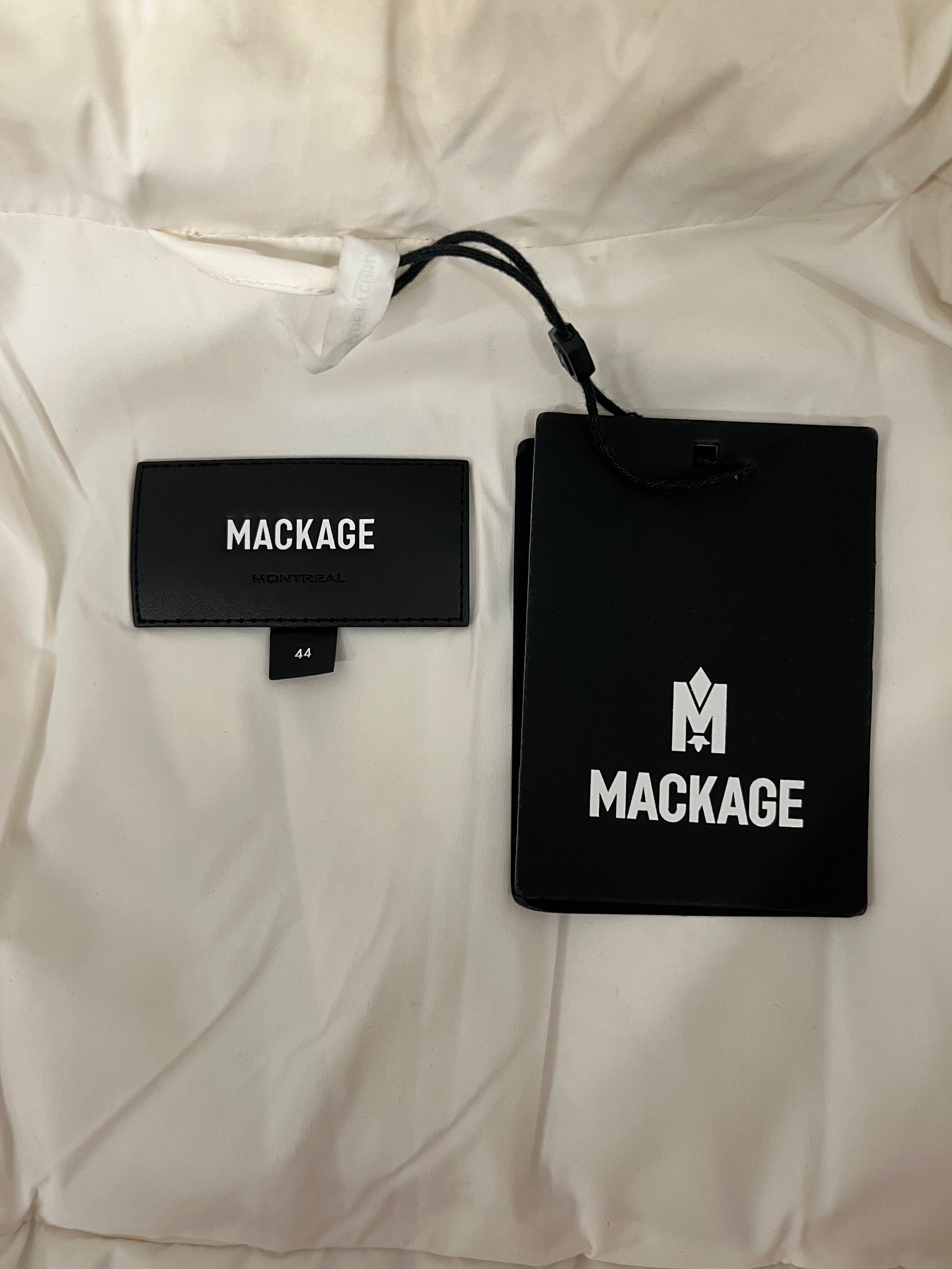 MACKAGE/Puffer Jkt/44/Nylon/WHT/TRAVIS PUFFER JKT view 3