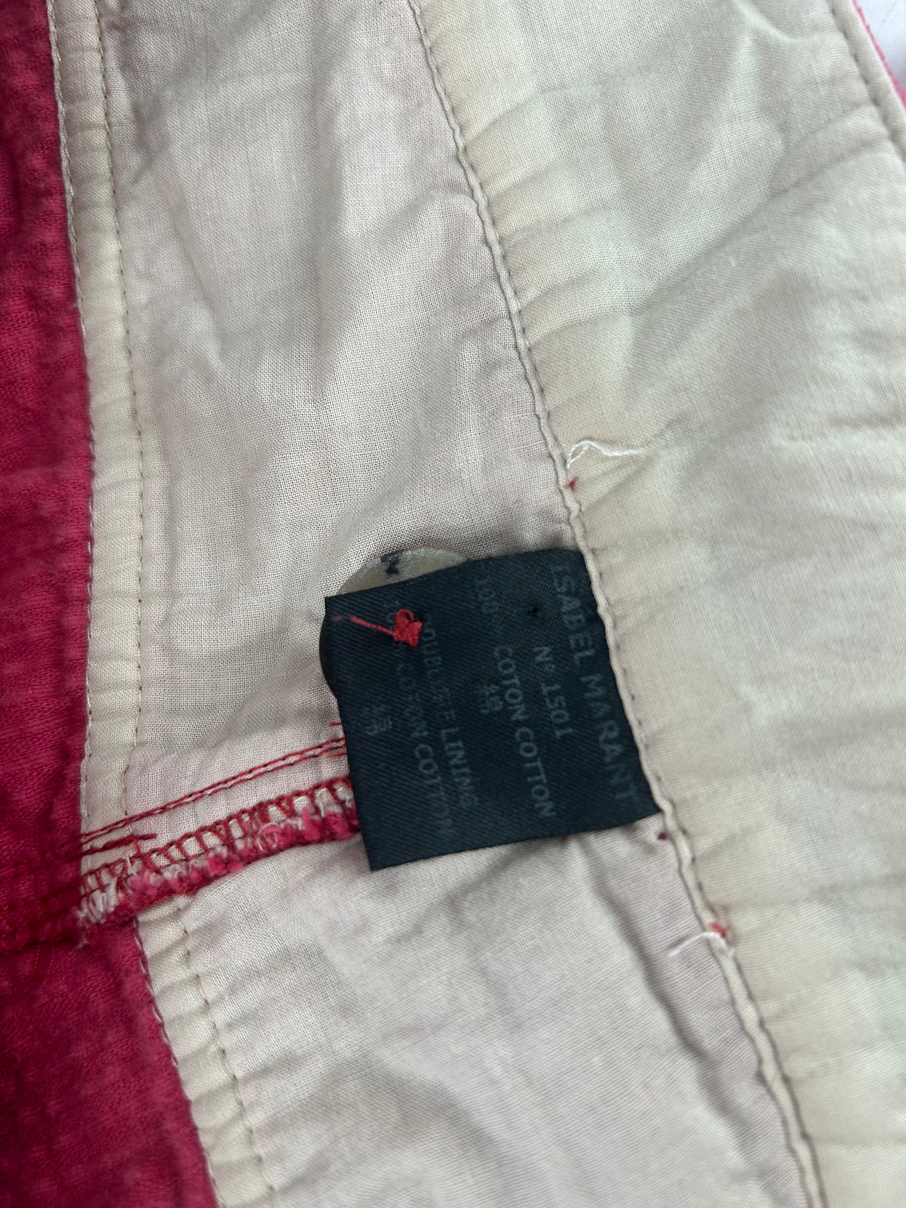 ISABEL MARANT/Skirt/S/Cotton/RED/CORDUROY view 3