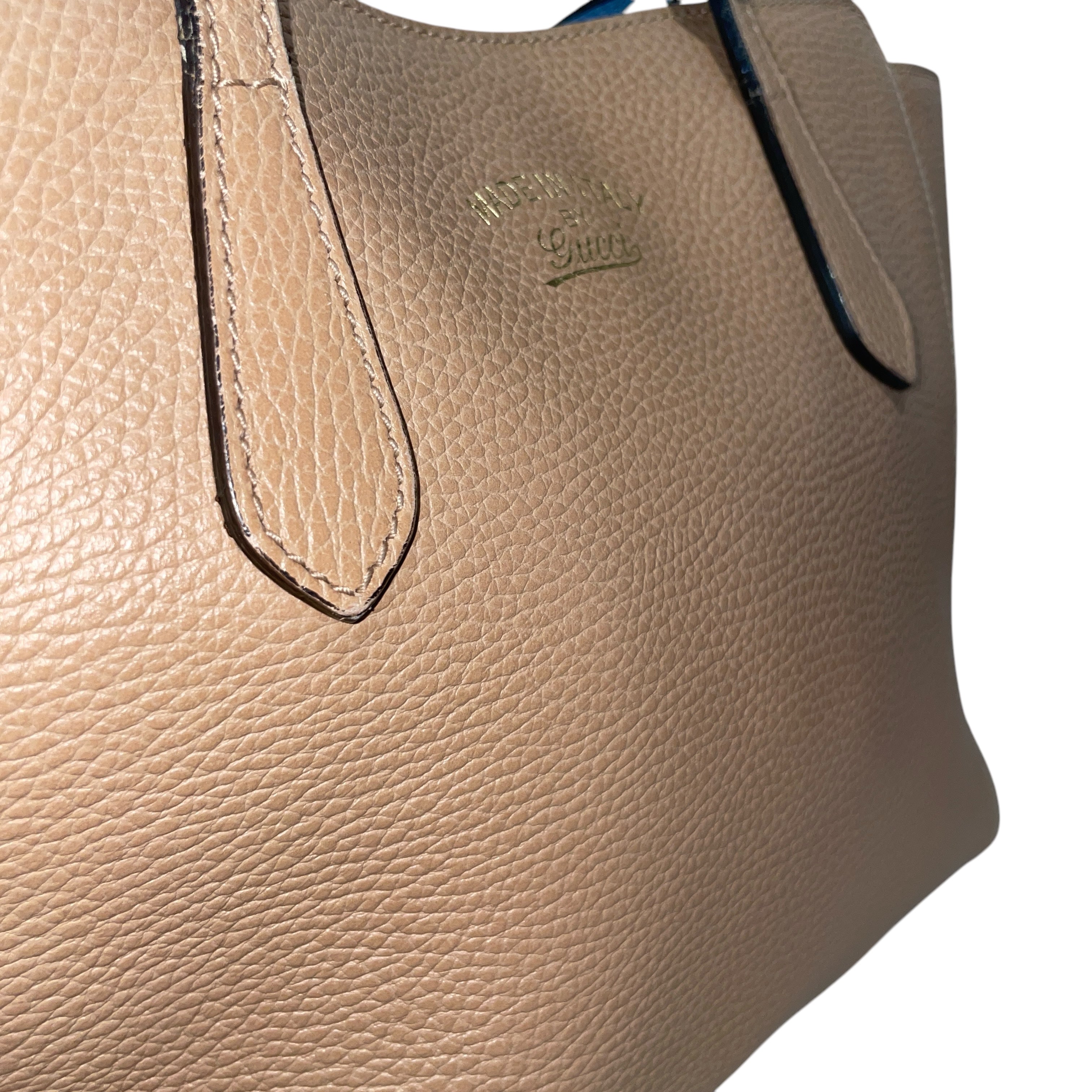 GUCCI/Tote Bag/Leather/BEG/Swing Bag view 6
