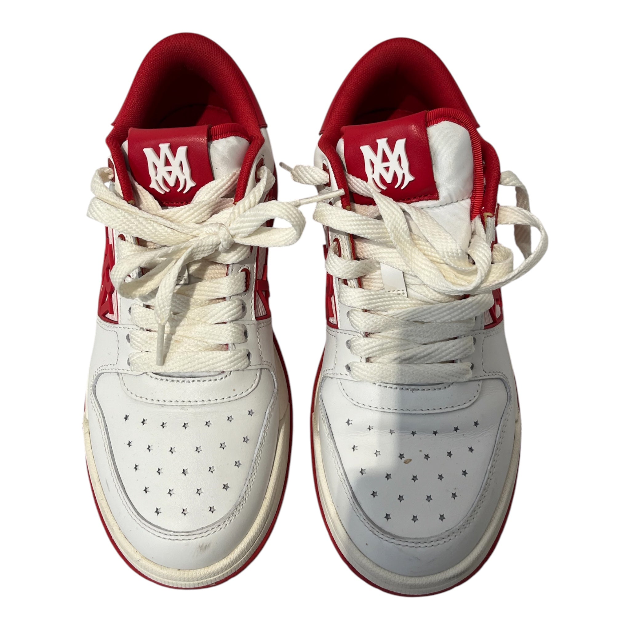 AMIRI/Low-Sneakers/US 7/Leather/WHT/CLASSIC RED view 3