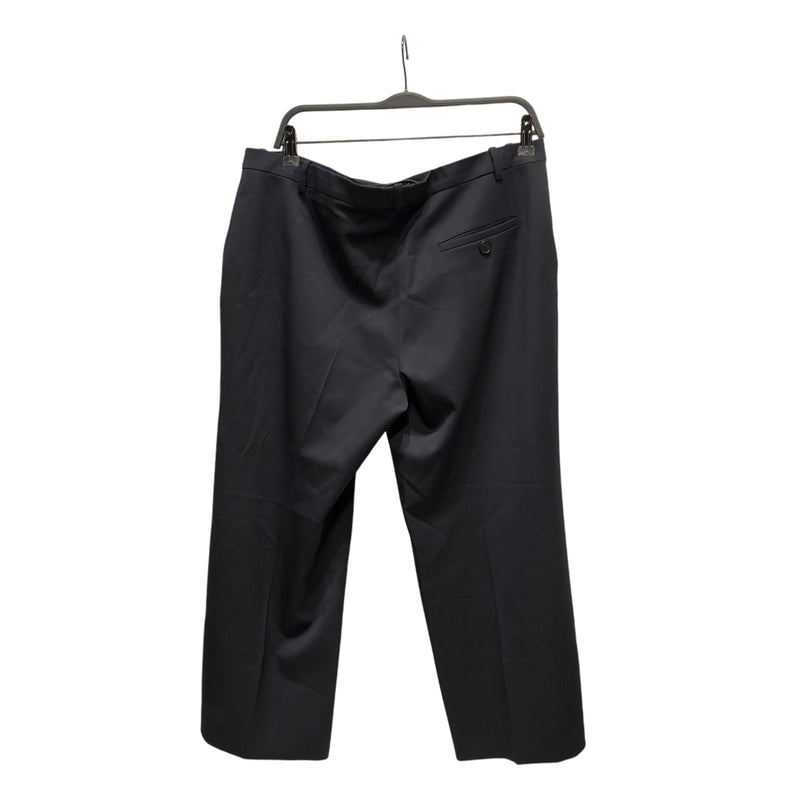 BALENCIAGA/Wide Leg Pants/42/Cotton/NVY/