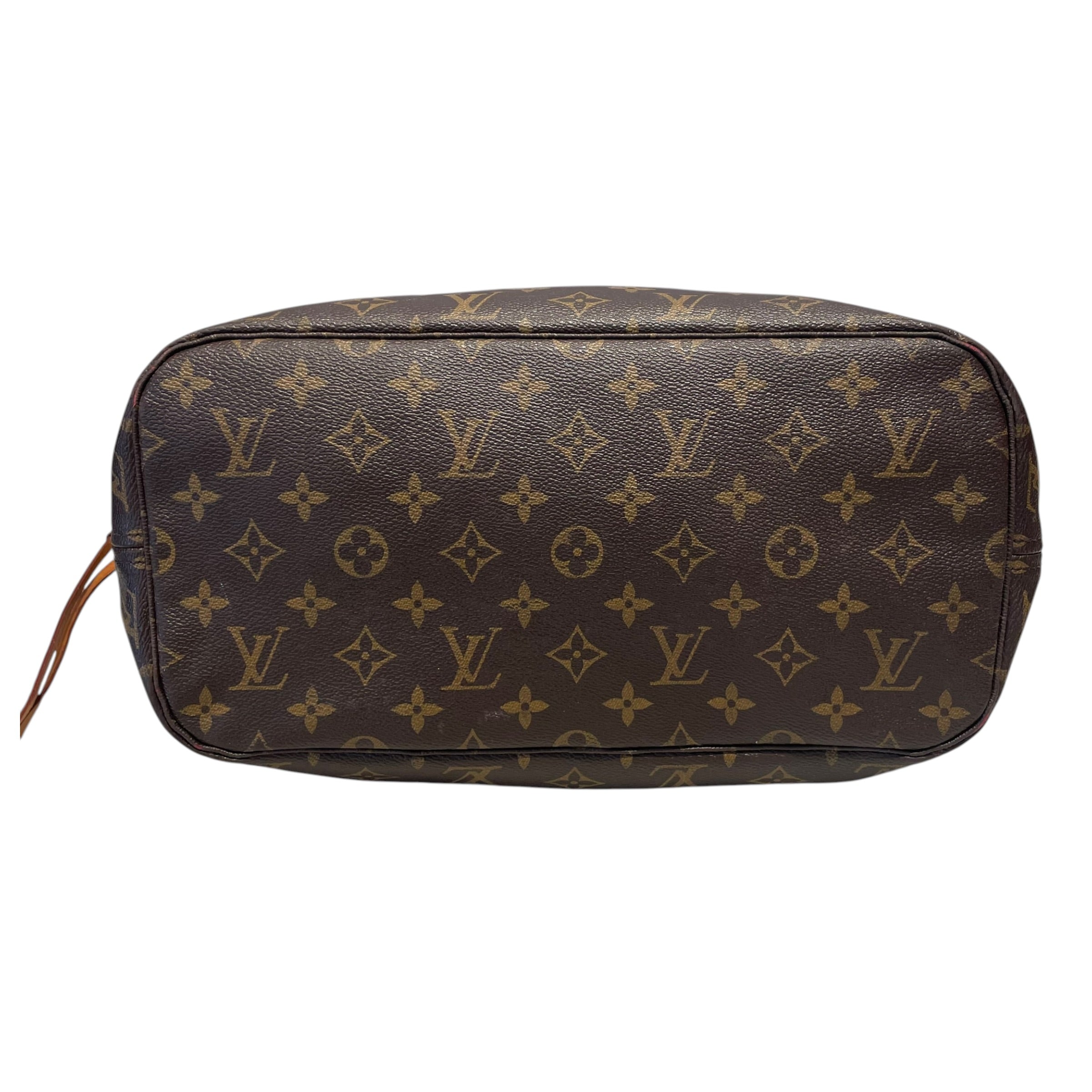 LOUIS VUITTON/Tote Bag/Monogram/Leather/BRW/Louis Vuitton  Never Full MM view 3