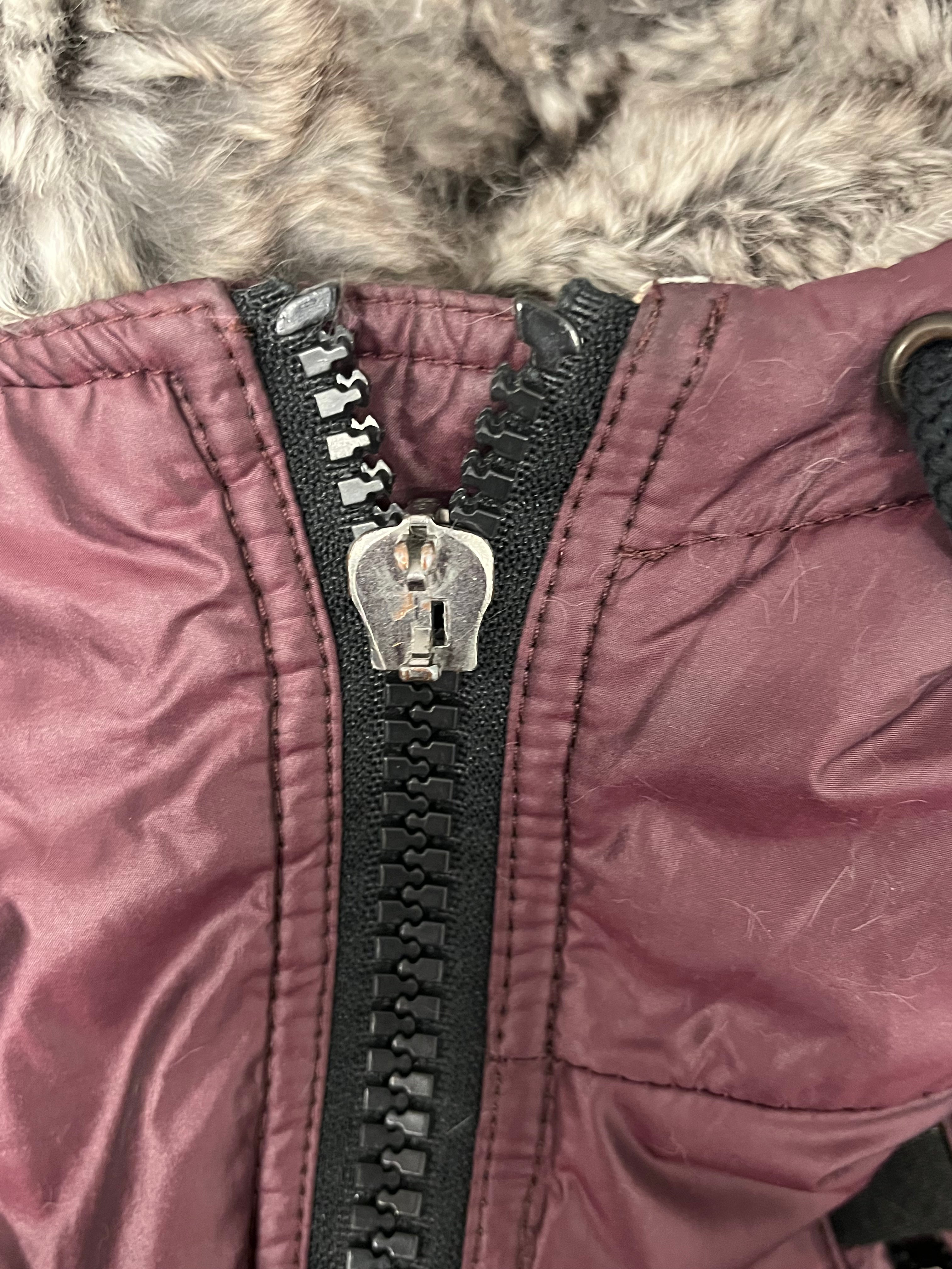 DOLCE&GABBANA/Puffer Coat/48/BRD/fur lined view 4