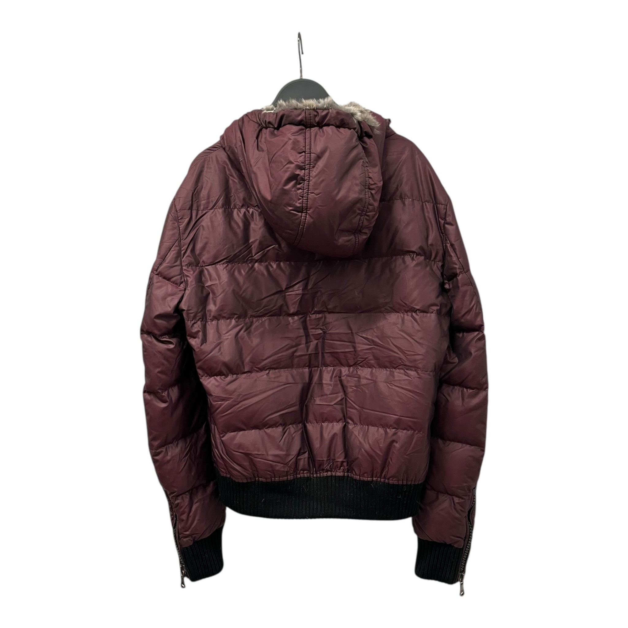 DOLCE&GABBANA/Puffer Coat/48/BRD/fur lined view 2