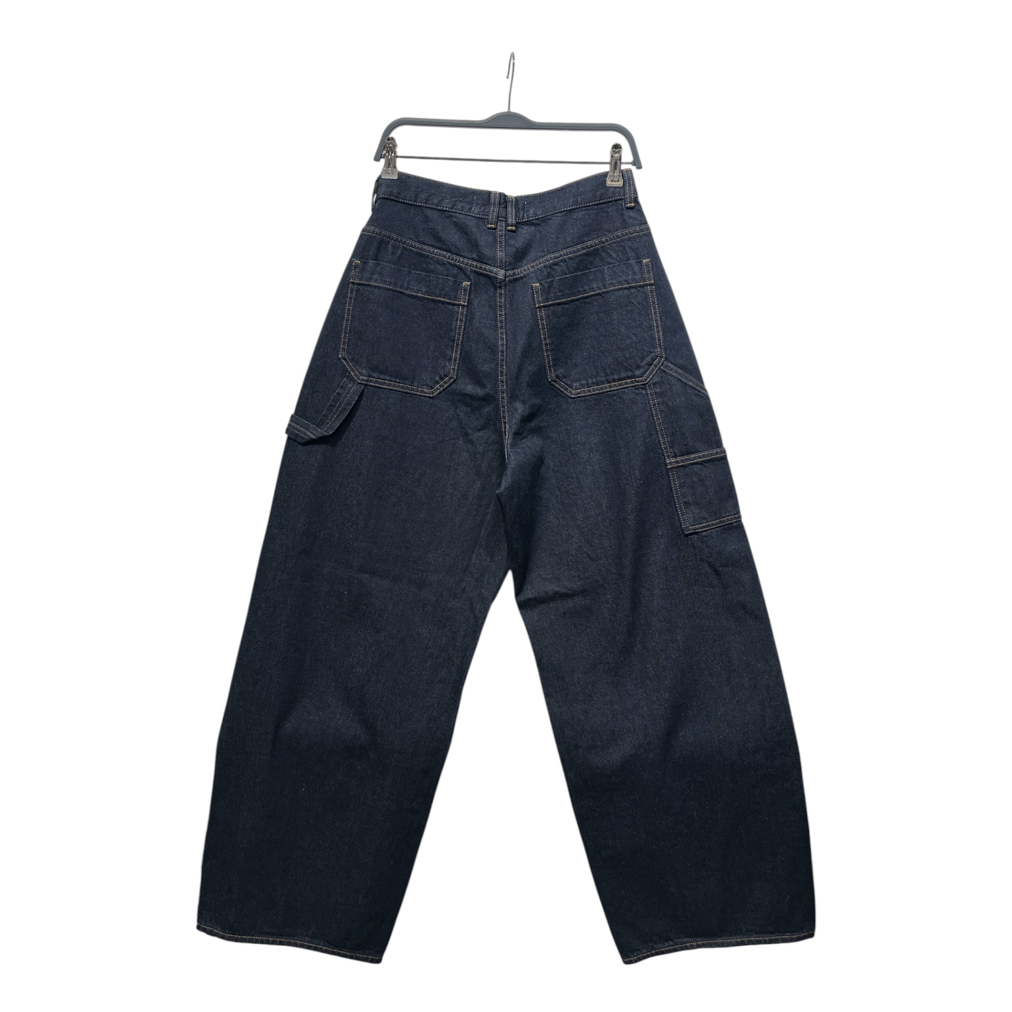 rokh/Wide Leg Pants/XL/Cotton/NVY/ROKH X GU BARREL LEG PRINTER J view 2