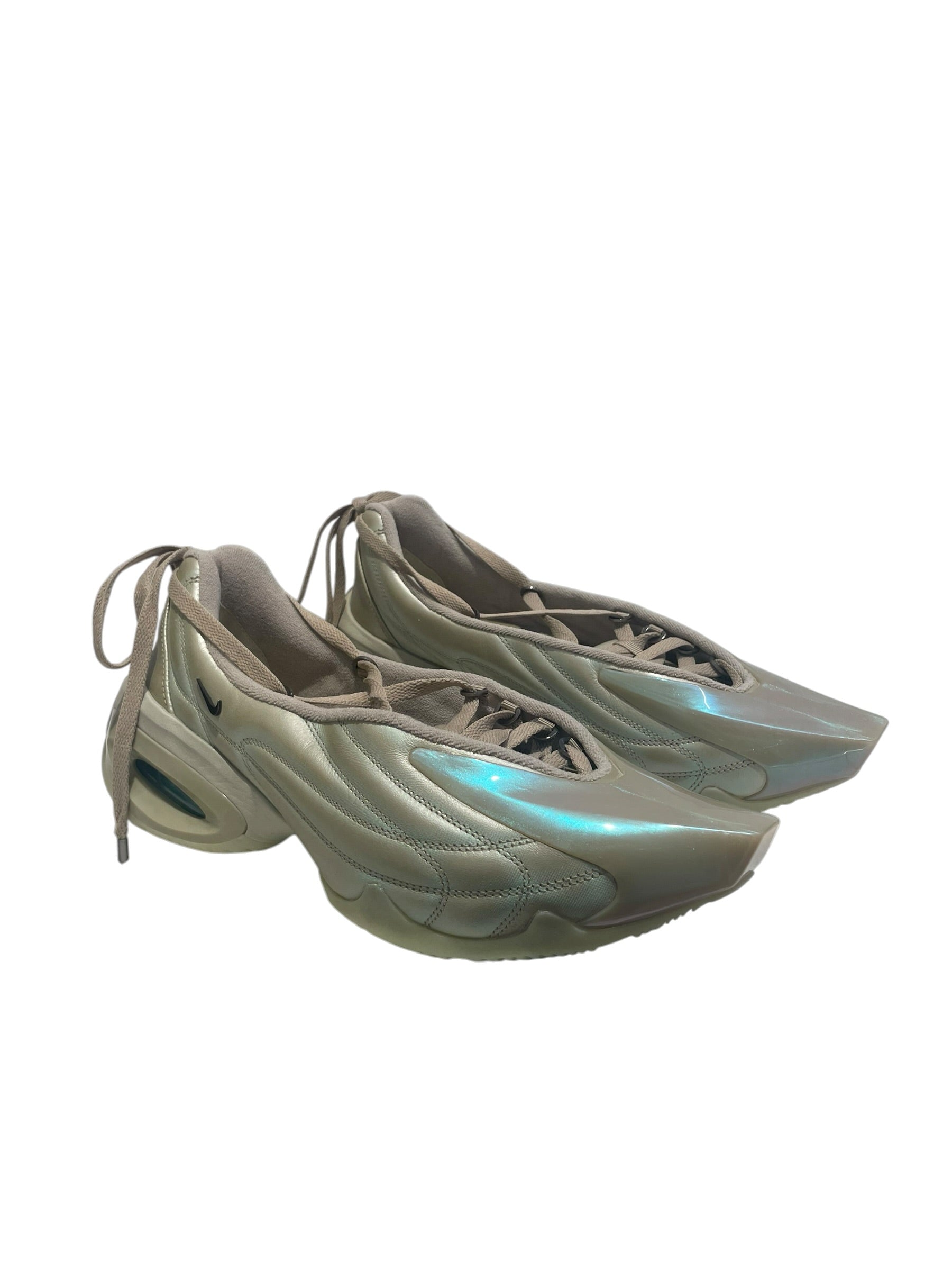 NIKE/KNWLS/Low-Sneakers/US 8.5/Cotton/BEG/pointed toe/air max muse ks-2 view 2