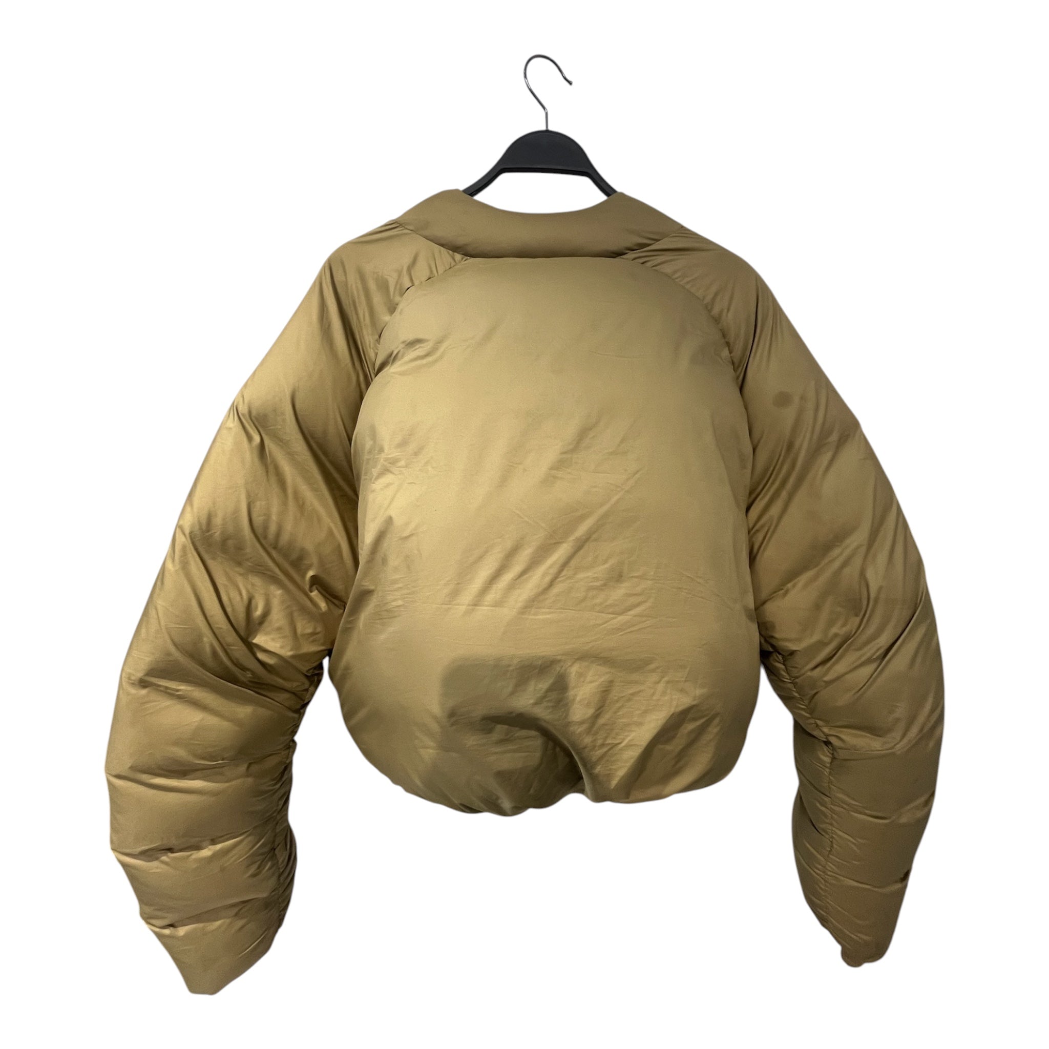 entire studios/Puffer Jkt/XL/Nylon/KHK/Double Breasted/cropped puffer jkt view 2