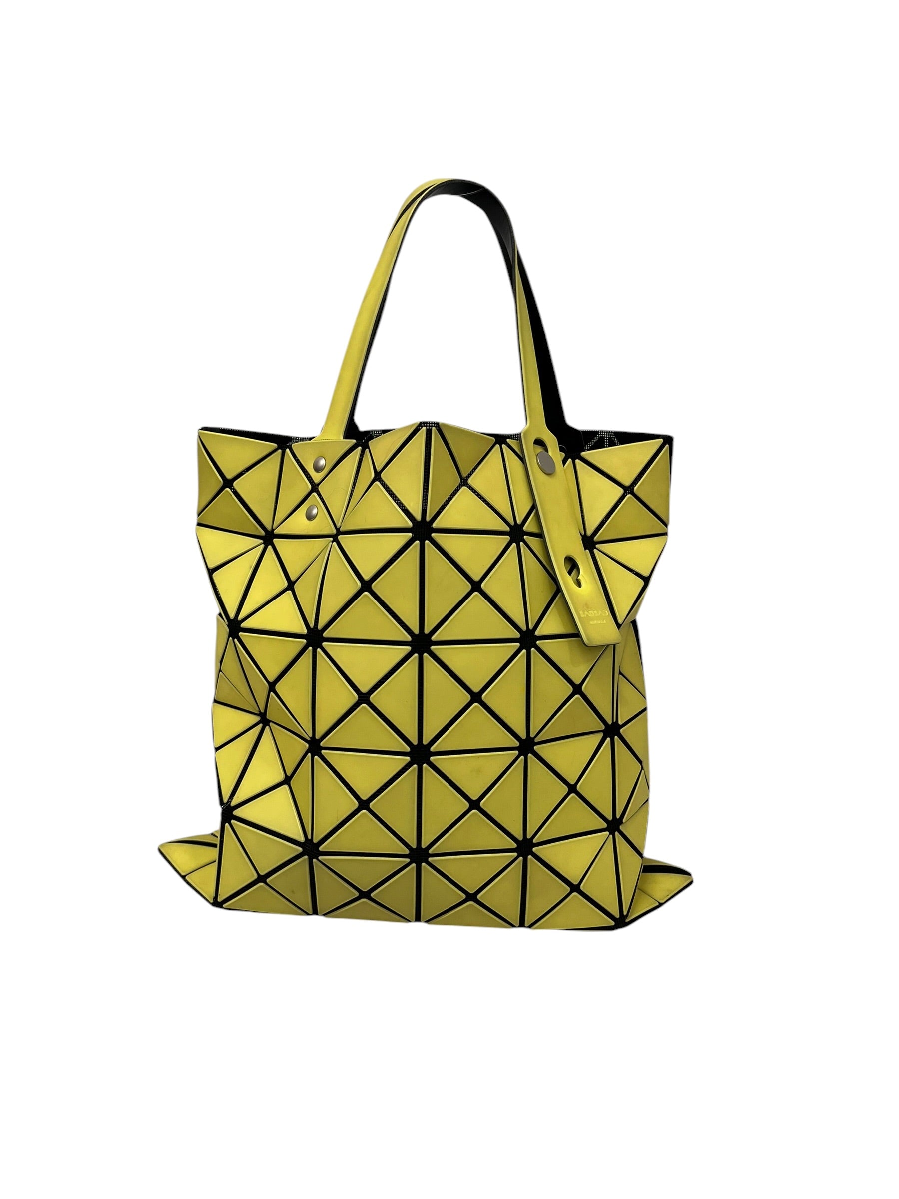 BAO BAO ISSEY MIYAKE/Tote Bag/YEL/RUBBER & MESH GEOMETRIC TOTE view 2
