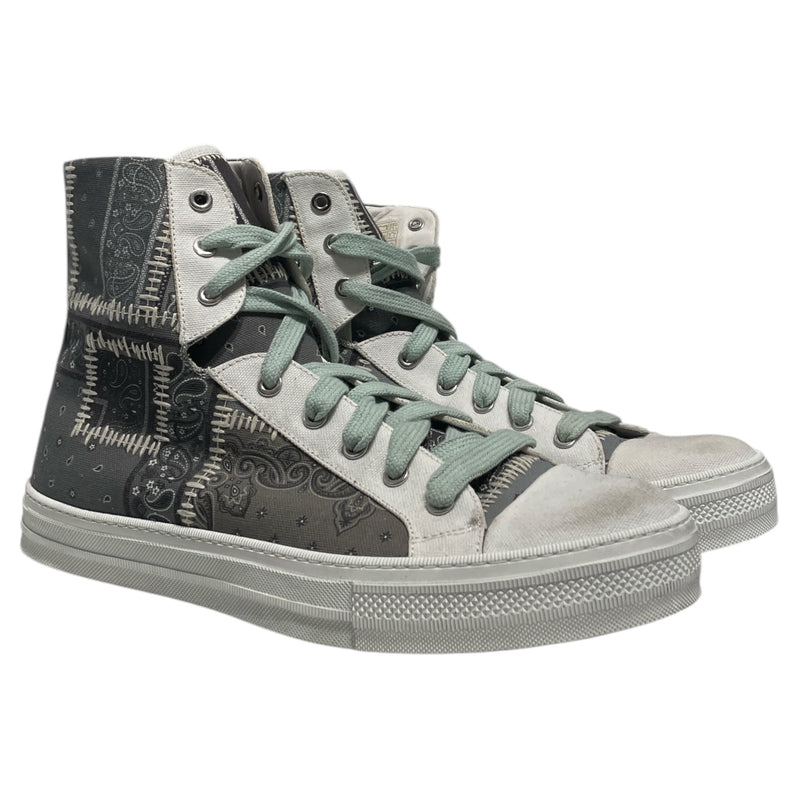 AMIRI/Hi-Sneakers/EU 45/Border/Cotton/GRY/