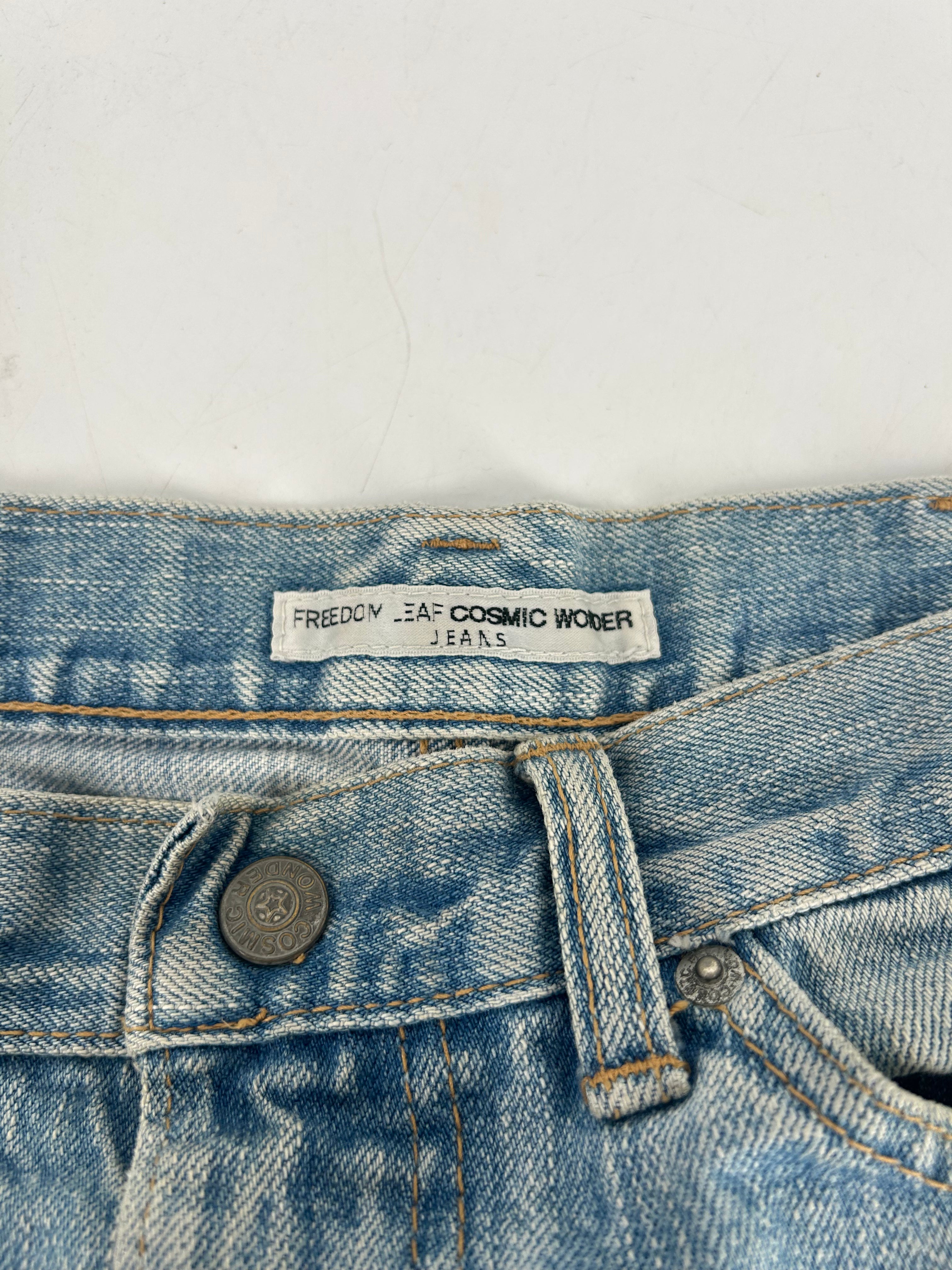 cosmic wonder/Straight Pants/1/Denim/IDG/FS23020 DISTRESS LIGHT WASH view 3