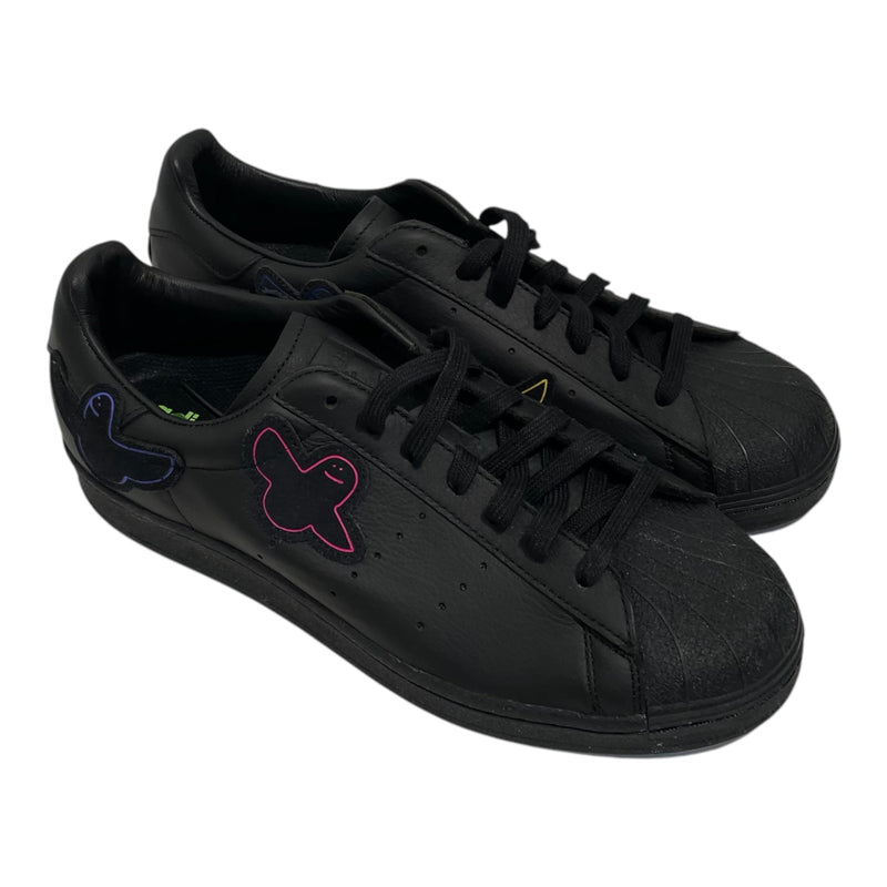 adidas/MARK GONZALES X SUPERSTAR ADV/Low-Sneakers/US 11/Leather/BLK/GX1488