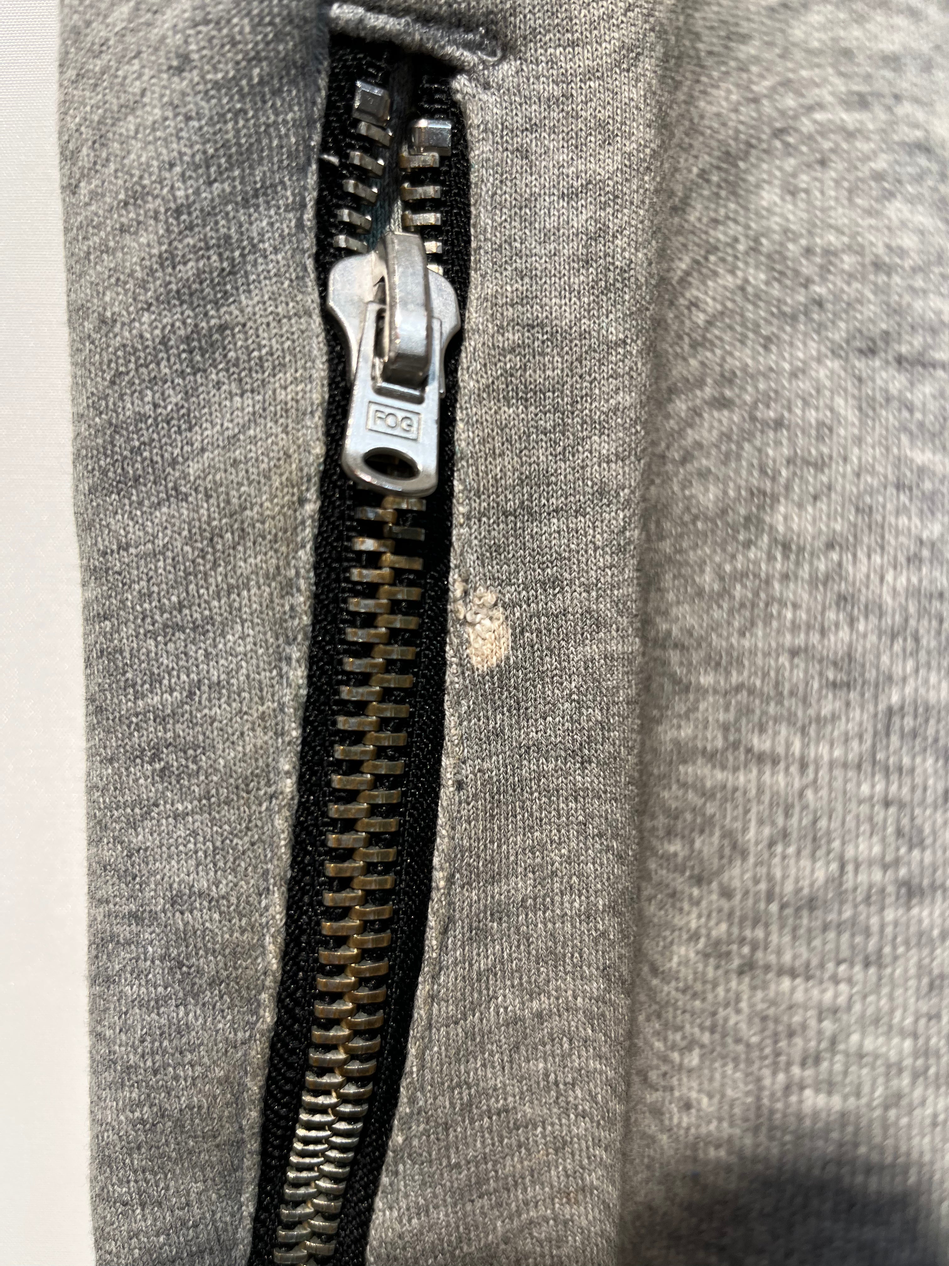 FEAR OF GOD/Pants/S/Cotton/GRY/FOUR ZIPPER TRACK/SWEAT view 4