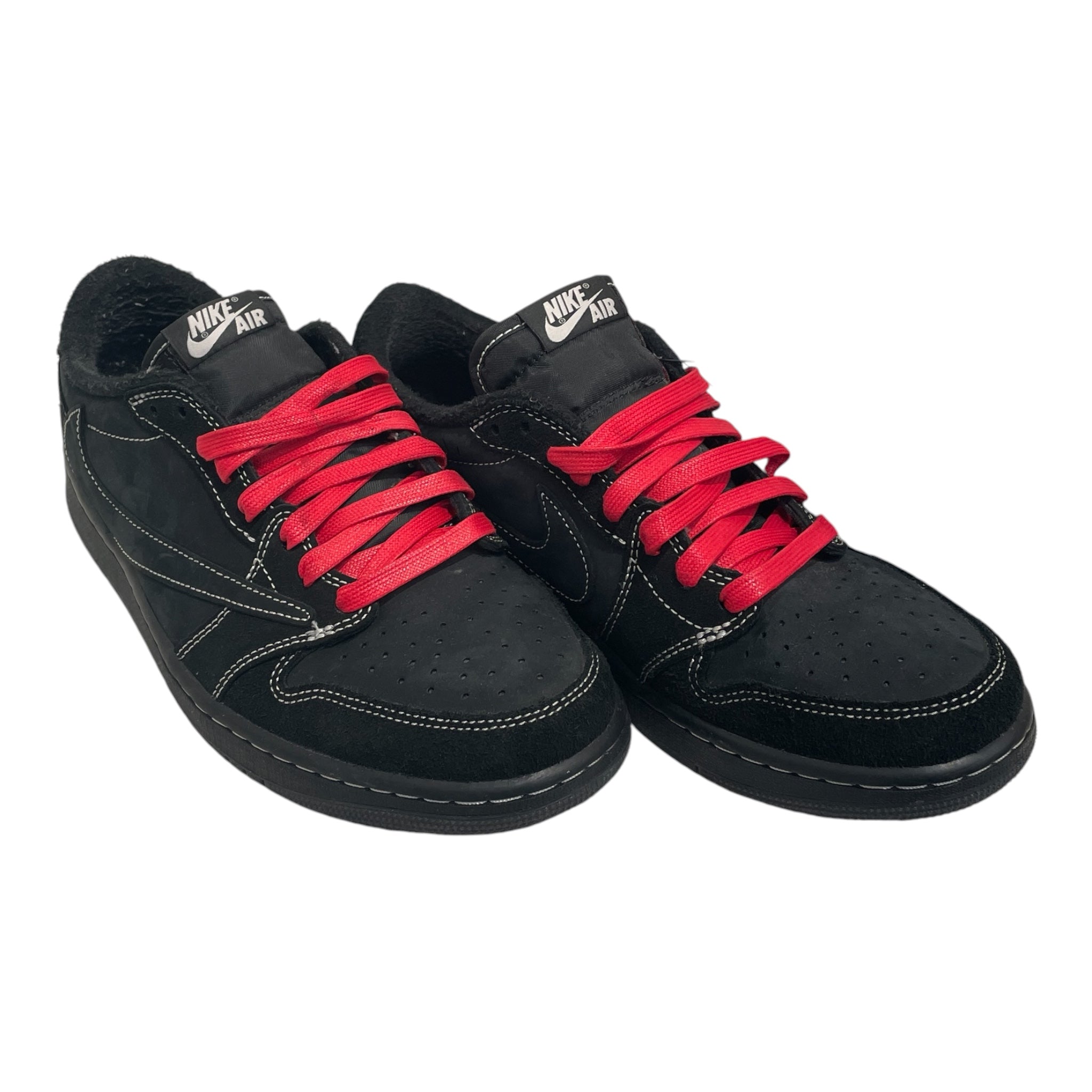 NIKE/AIR JORDAN 1 LOW RETRO OG SP/Low-Sneakers/US 9/Leather/BLK/DM7866-001 view 1
