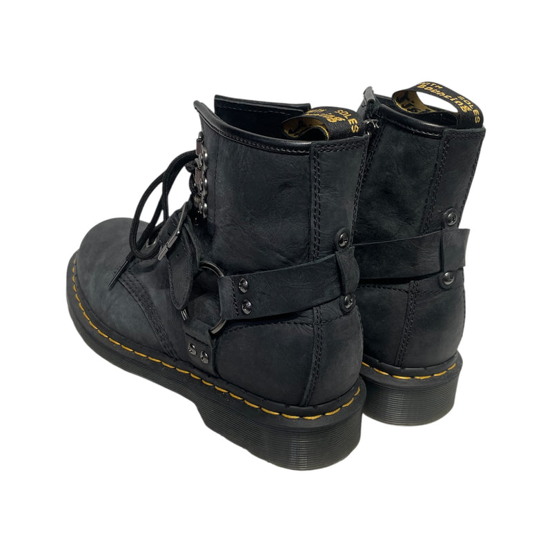 Dr.Martens/Biker Boots/US 8/Leather/BLK/1480 hdw
