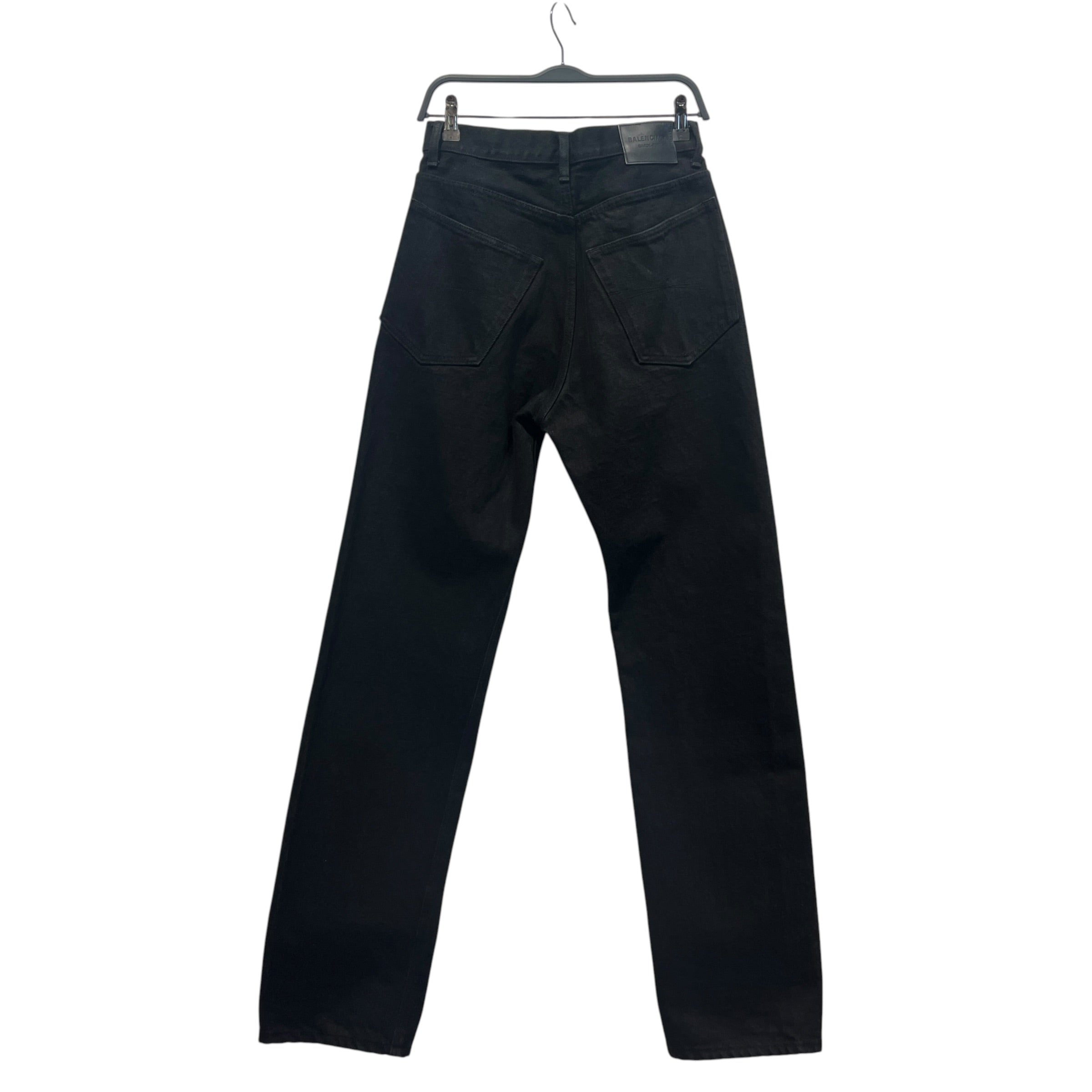 BALENCIAGA/Straight Pants/30/Polyester/BLK/Button Fly/Garde-Robe view 2