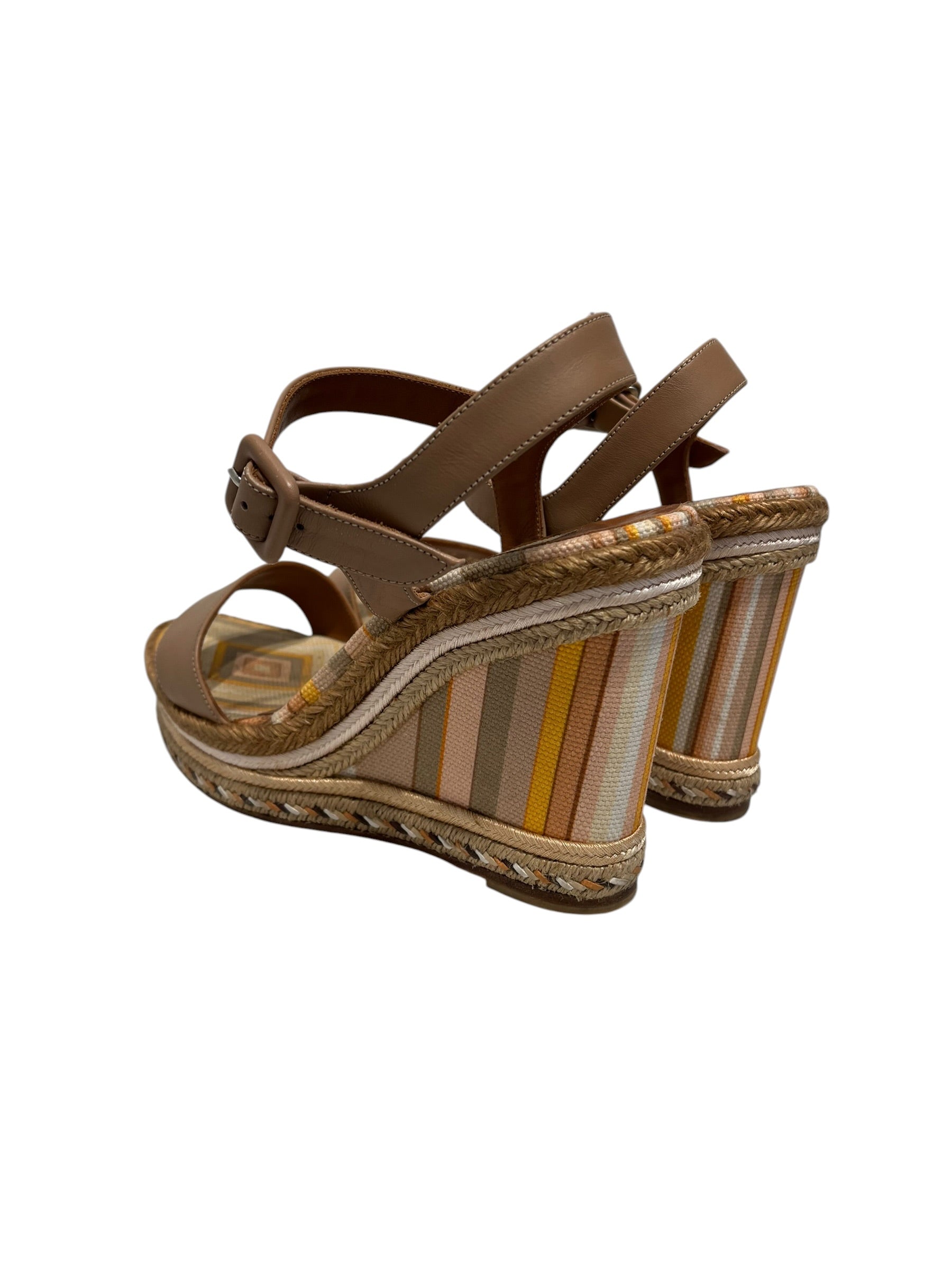 VALENTINO/Heels/EU 39/Stripe/BEG/PINK ORANGE view 2
