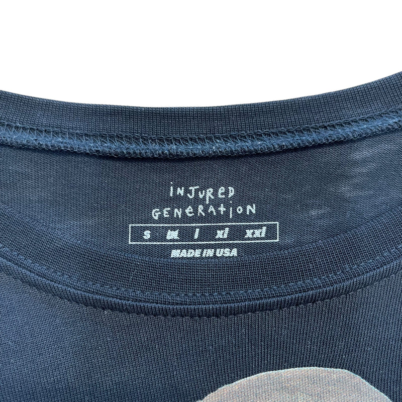 AWGE/LS T-Shirt/M/Cotton/BLK/Graphic/WTCH OUT FOR THE IDIOT BEHIND