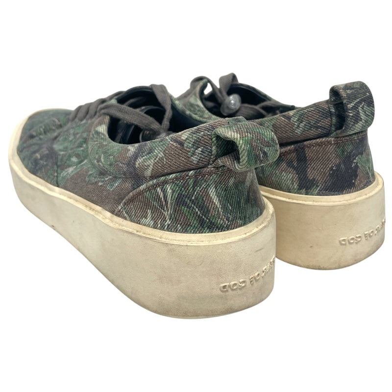 FEAR OF GOD/Low-Sneakers/EU 40/Camouflage/Cotton/GRN/