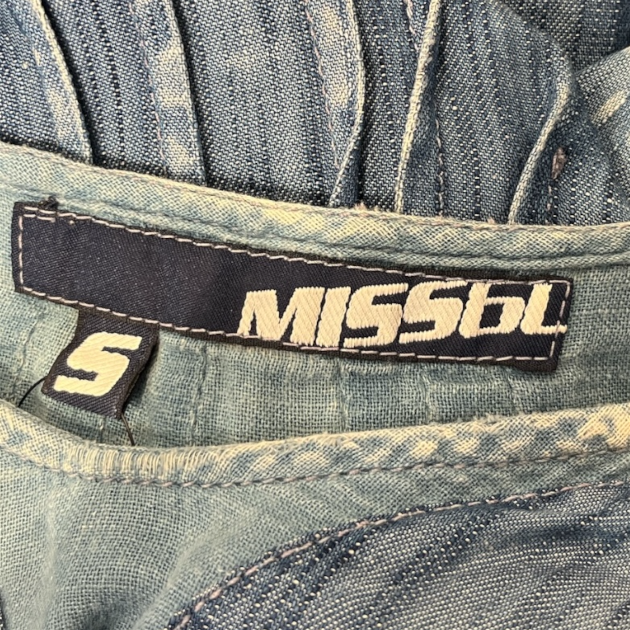 MISS SIXTY/SL Dress/S/Cotton/BLU/ view 3