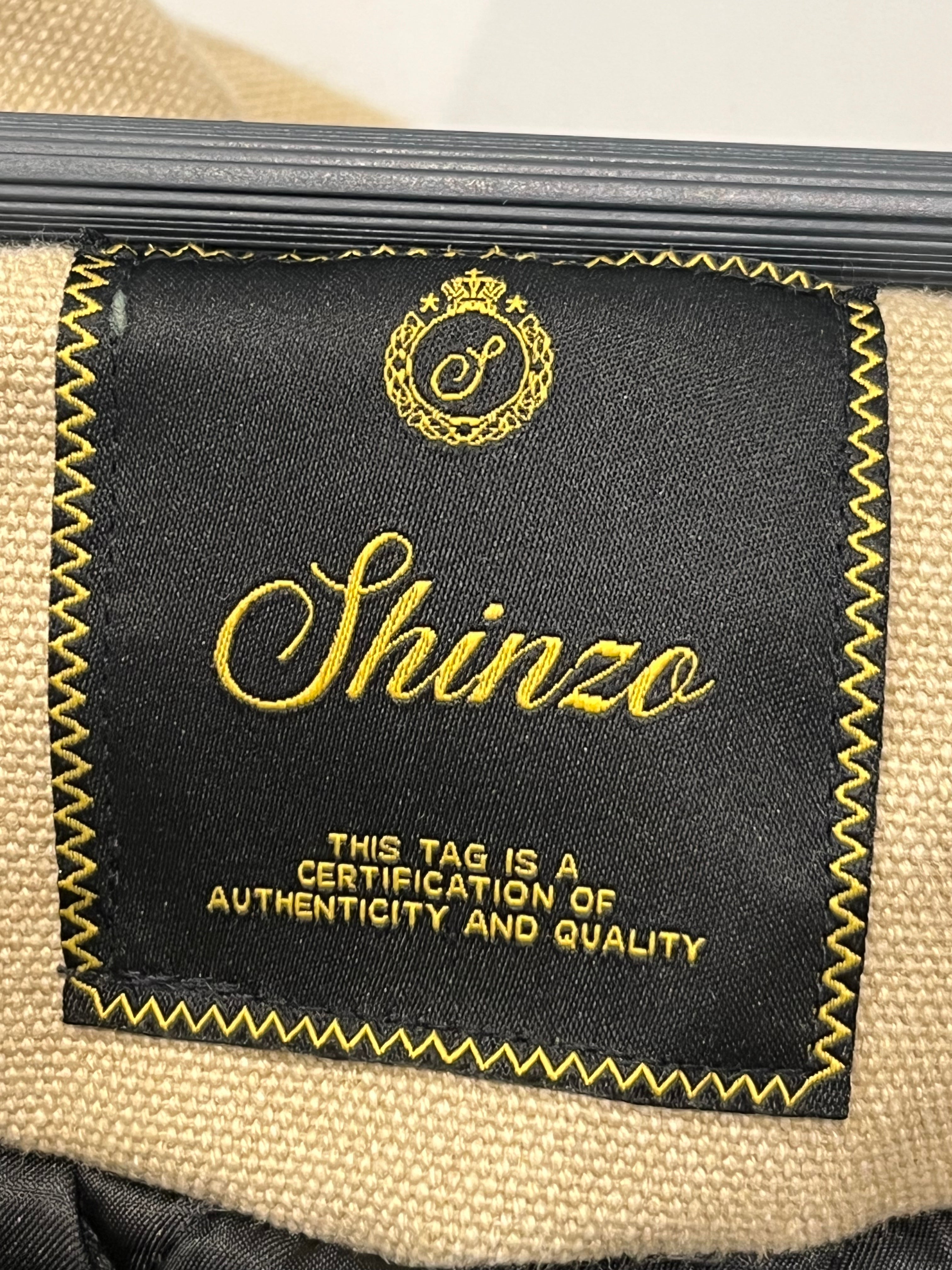 SHINZO/Denim Jkt/L/Denim/BEG/FIREMAN CLASP view 3