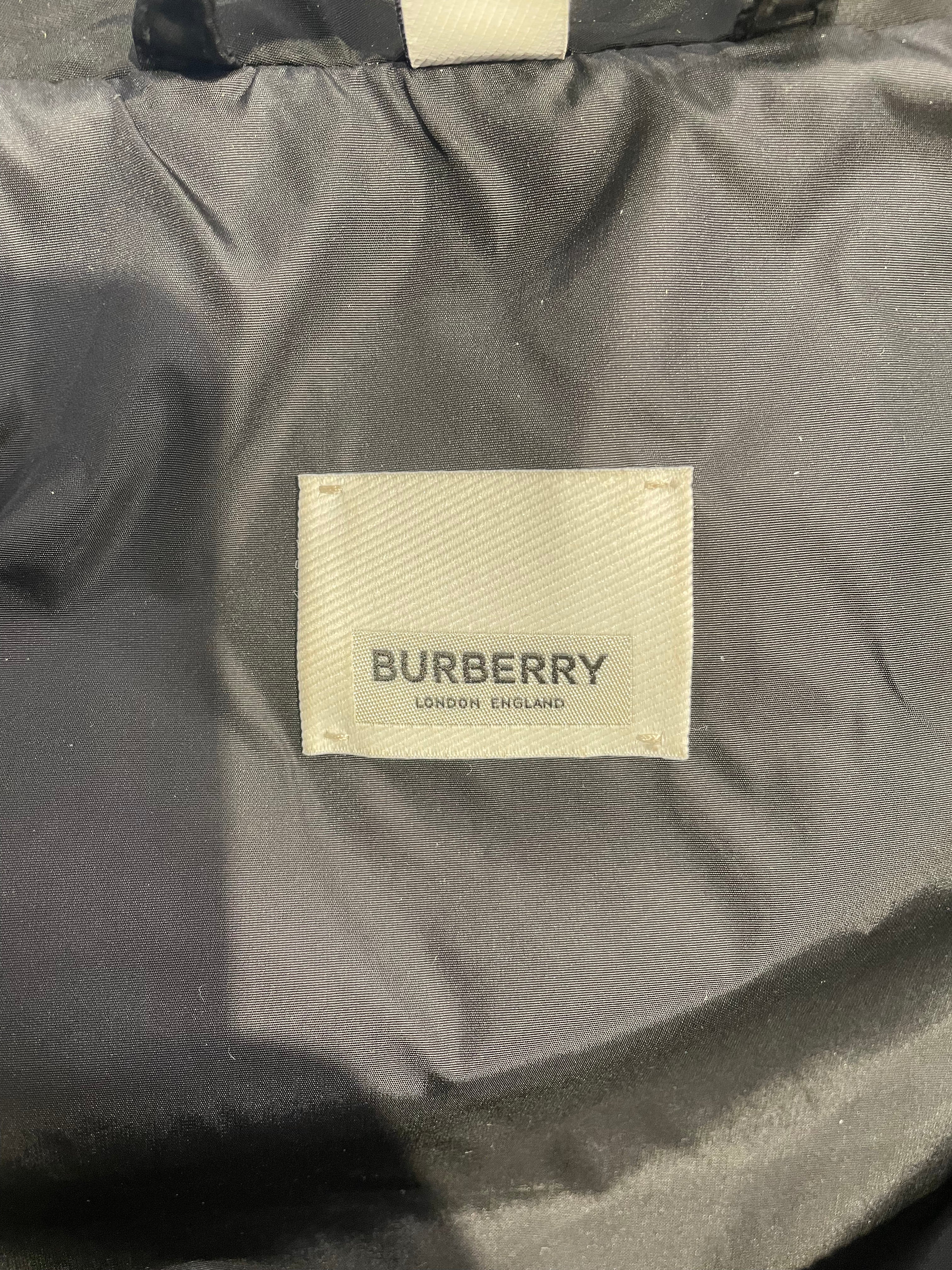 BURBERRY LONDON/Windbreaker/XXS/Nylon/BLK/SSENSE BURBERRY B ON BACK view 3