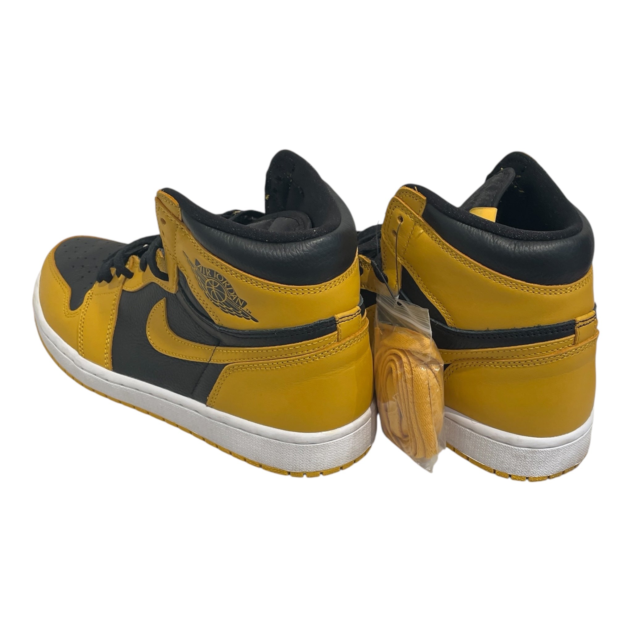 NIKE/AIR JORDAN 1 RETRO HIGH OG/Hi-Sneakers/US 9.5/Leather/YEL/555088-701 view 2