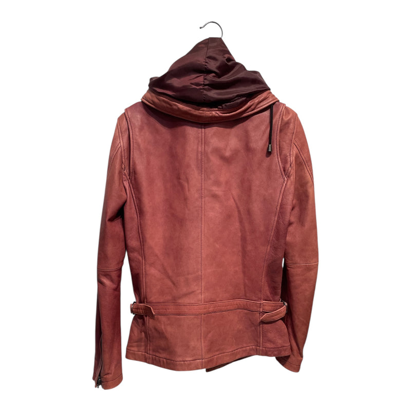 KATHARINE HAMNETT LONDON/Leather Jkt/M/Leather/RED/938g3704