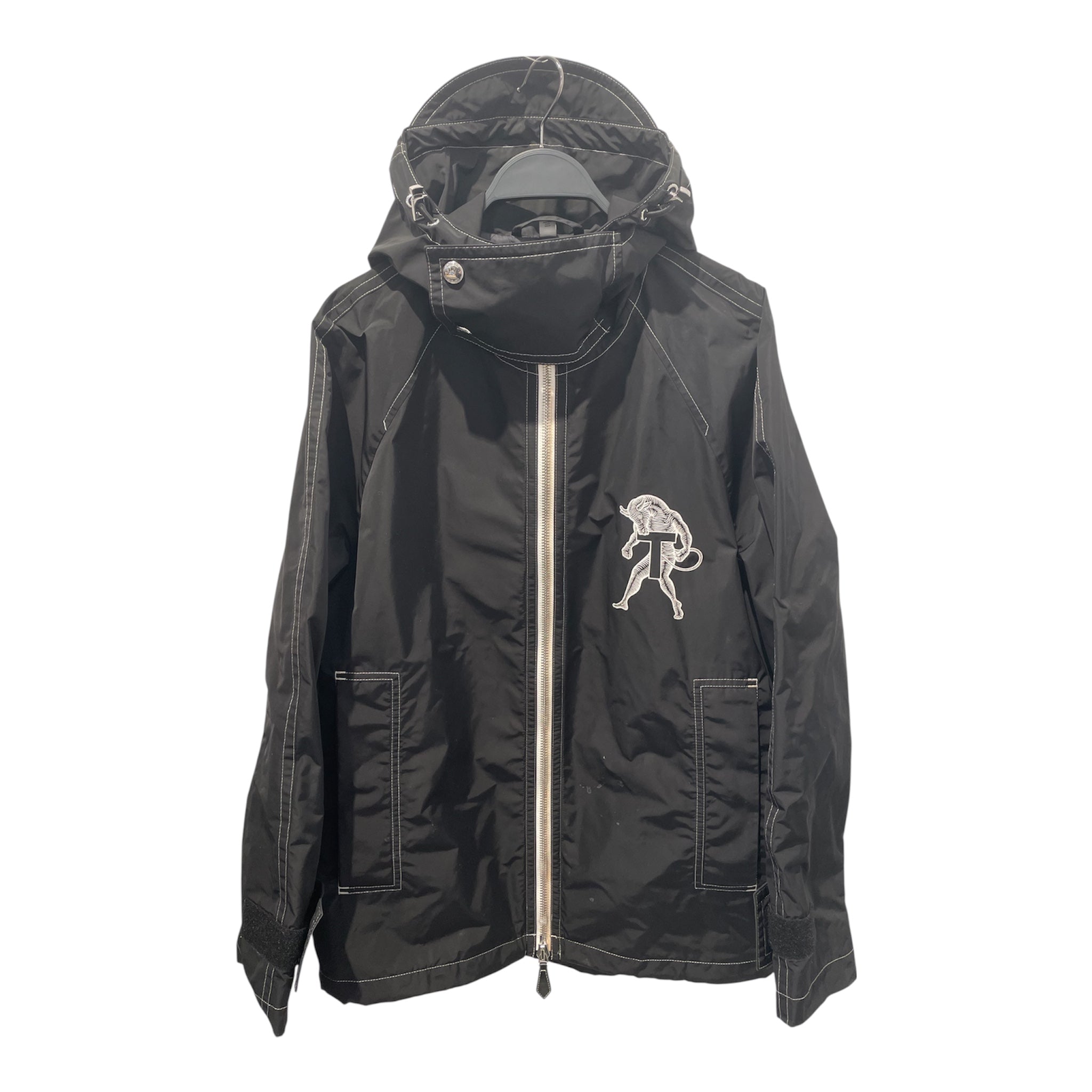 BURBERRY LONDON/Windbreaker/XXS/Nylon/BLK/SSENSE BURBERRY B ON BACK view 1