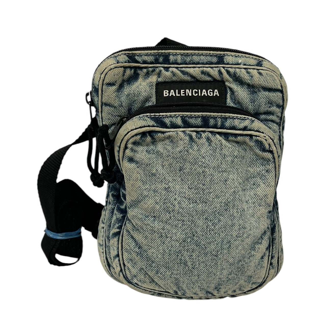 BALENCIAGA/Bag/Denim/BLU/EXPLORER SHOULDER BAG view 1