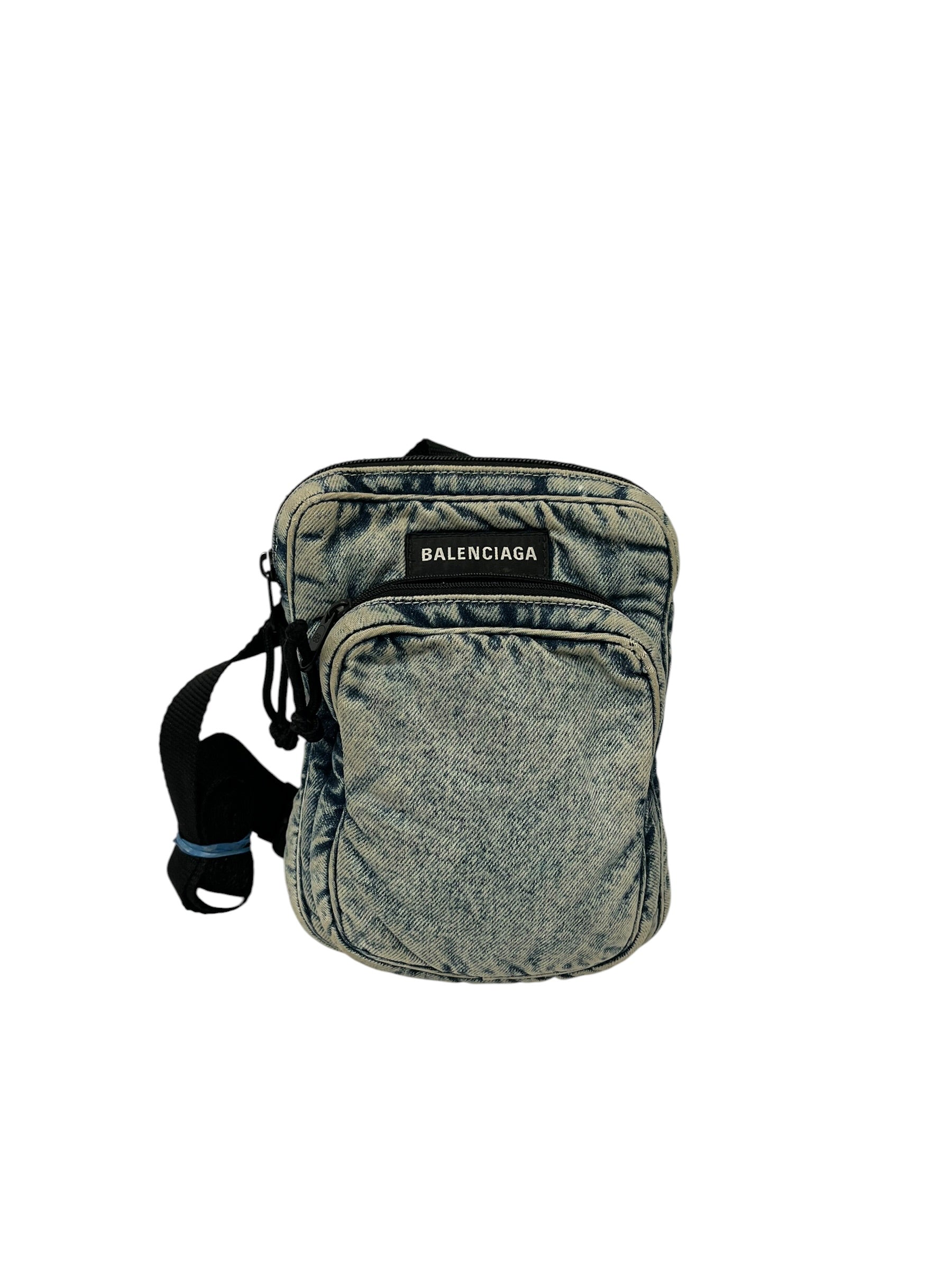 BALENCIAGA/Bag/Denim/BLU/EXPLORER SHOULDER BAG view 1