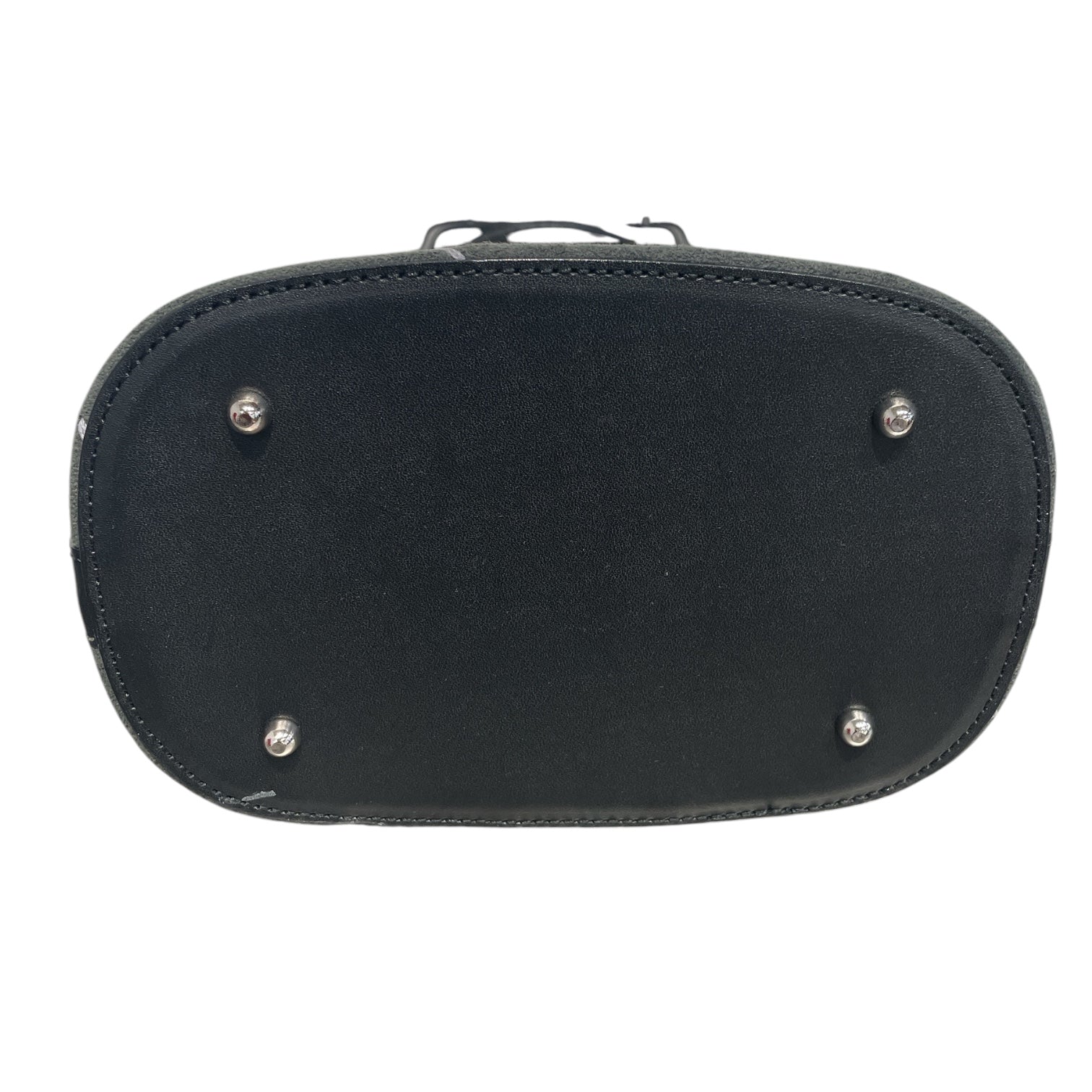 BURBERRY LONDON/Hand Bag/Leather/BLK/Panelled Bucket Handle Bag view 3