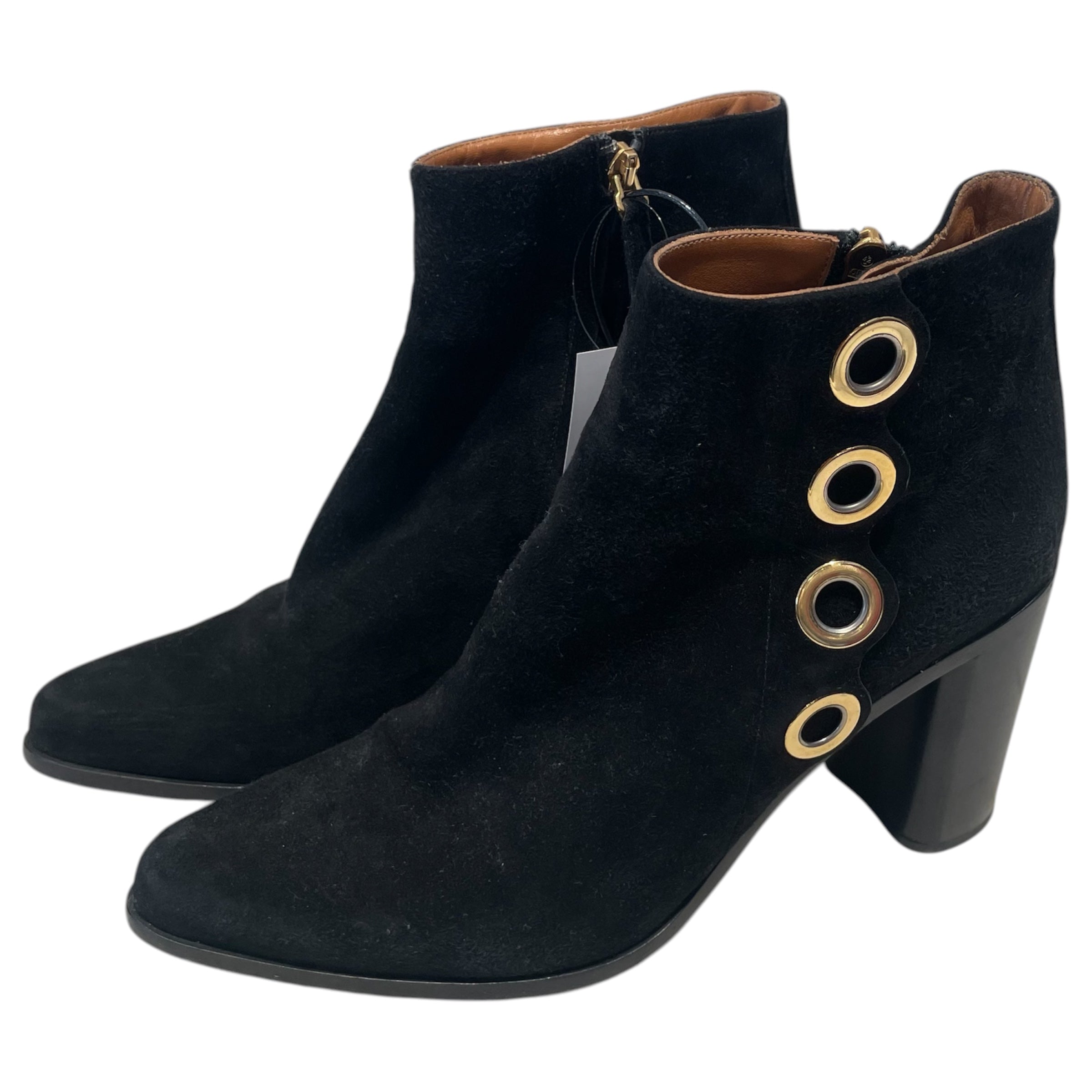 Chloe/Ankle Boots/EU 40/Suede/BLK/Grommet-Trim flo view 1